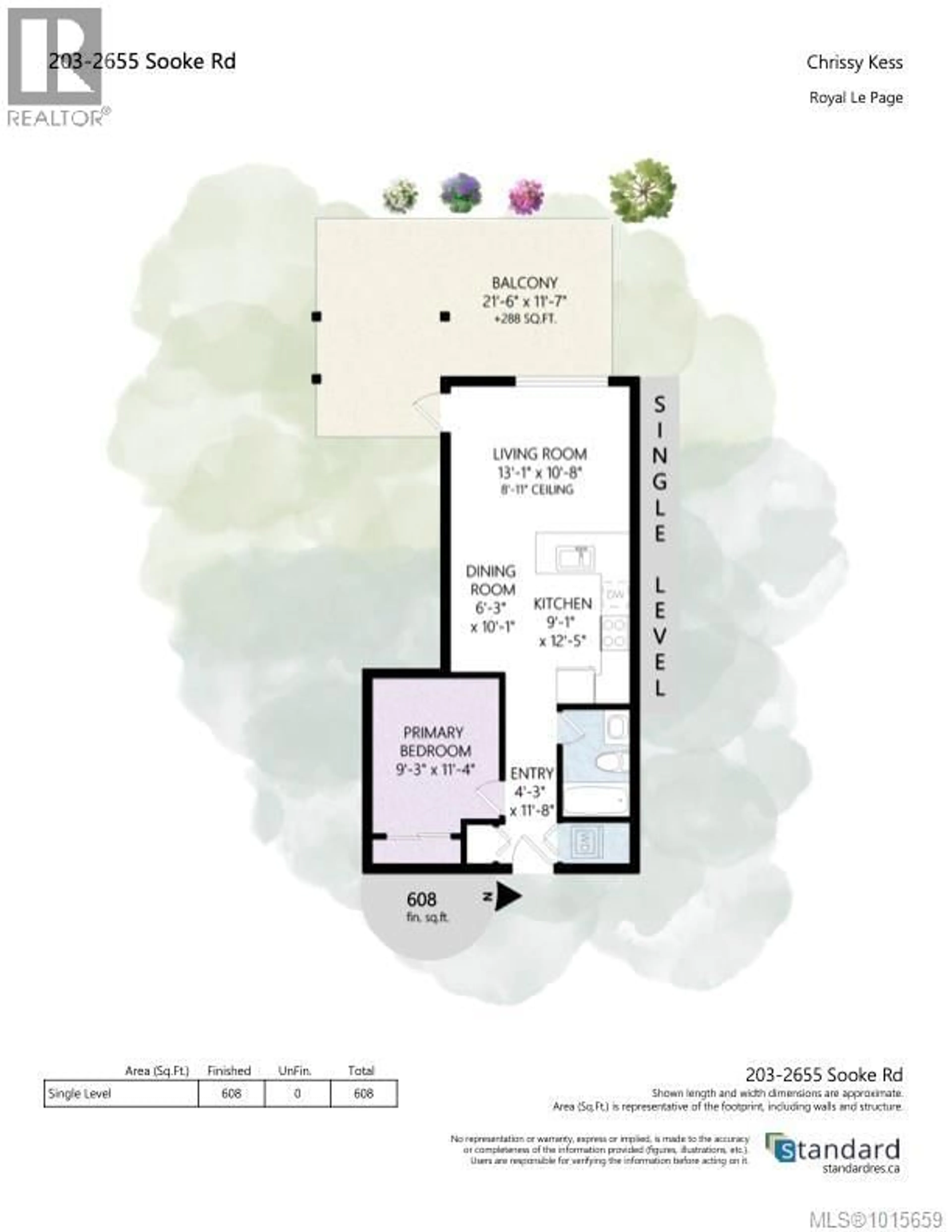 Floor plan for 203 - 2655 SOOKE ROAD, Langford British Columbia V9B1Y3