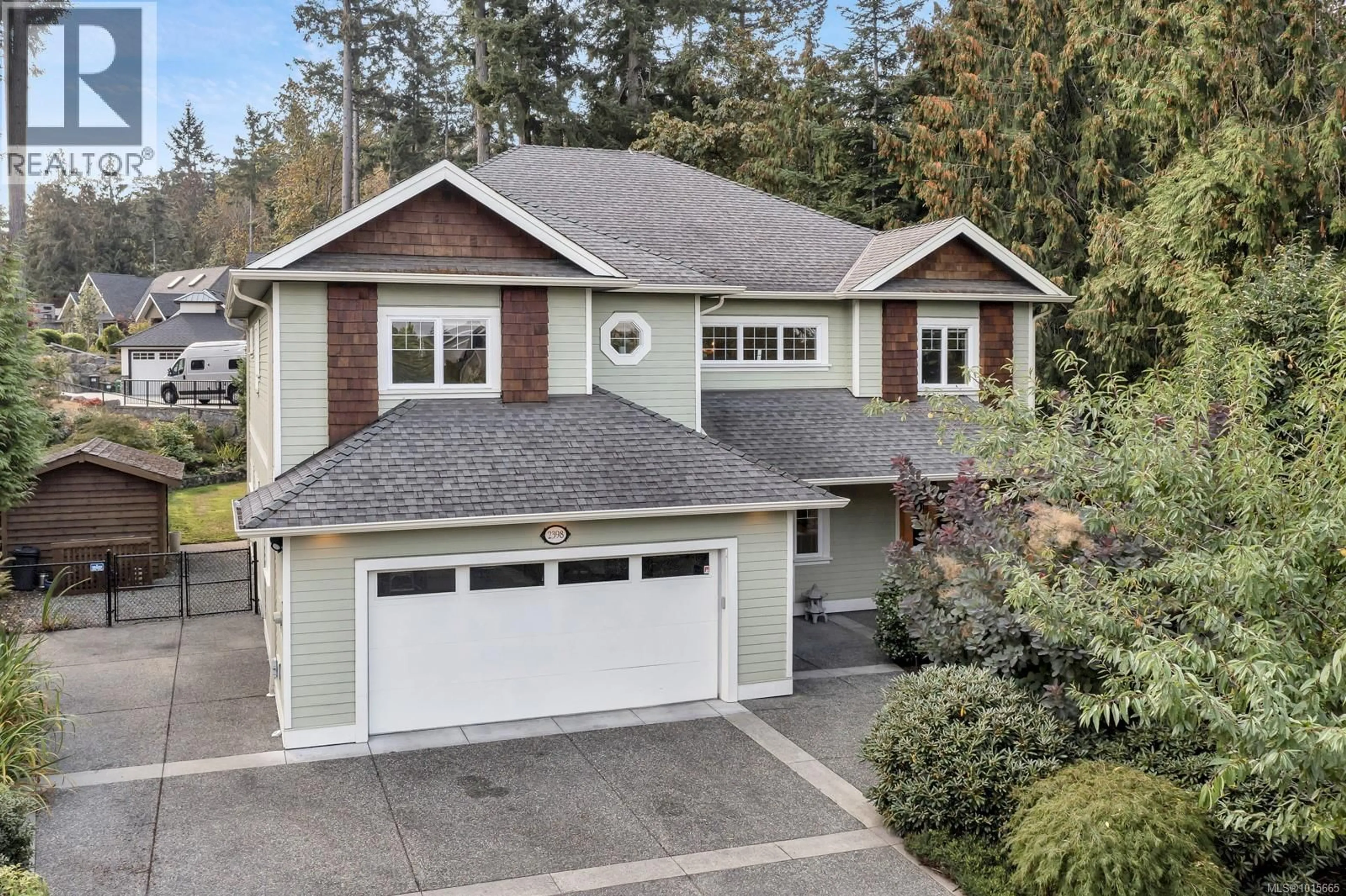 Home with vinyl exterior material, street for 2398 TANNER RIDGE PLACE, Central Saanich British Columbia V8Z7X6