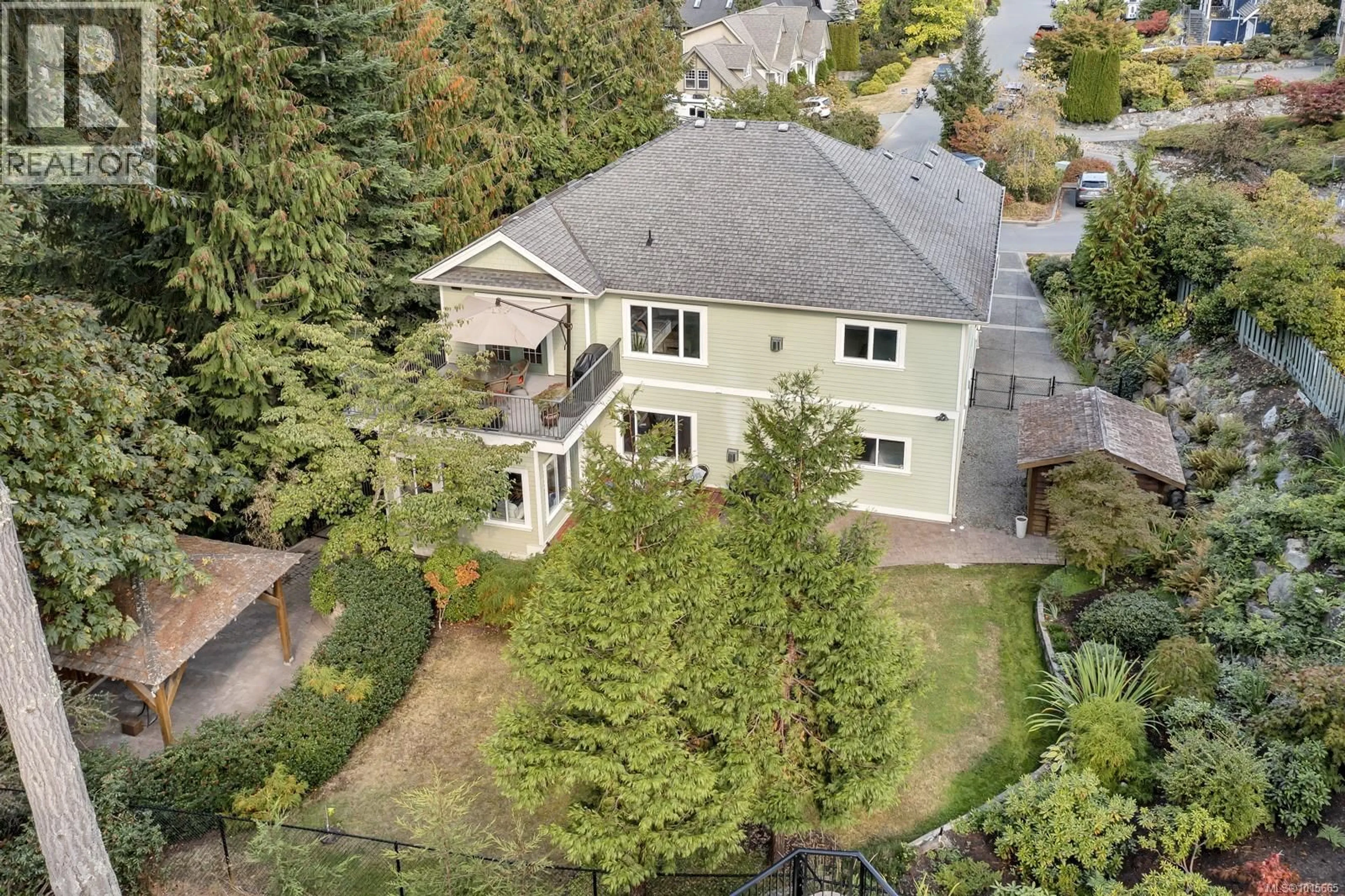 A pic from outside/outdoor area/front of a property/back of a property/a pic from drone, unknown for 2398 TANNER RIDGE PLACE, Central Saanich British Columbia V8Z7X6