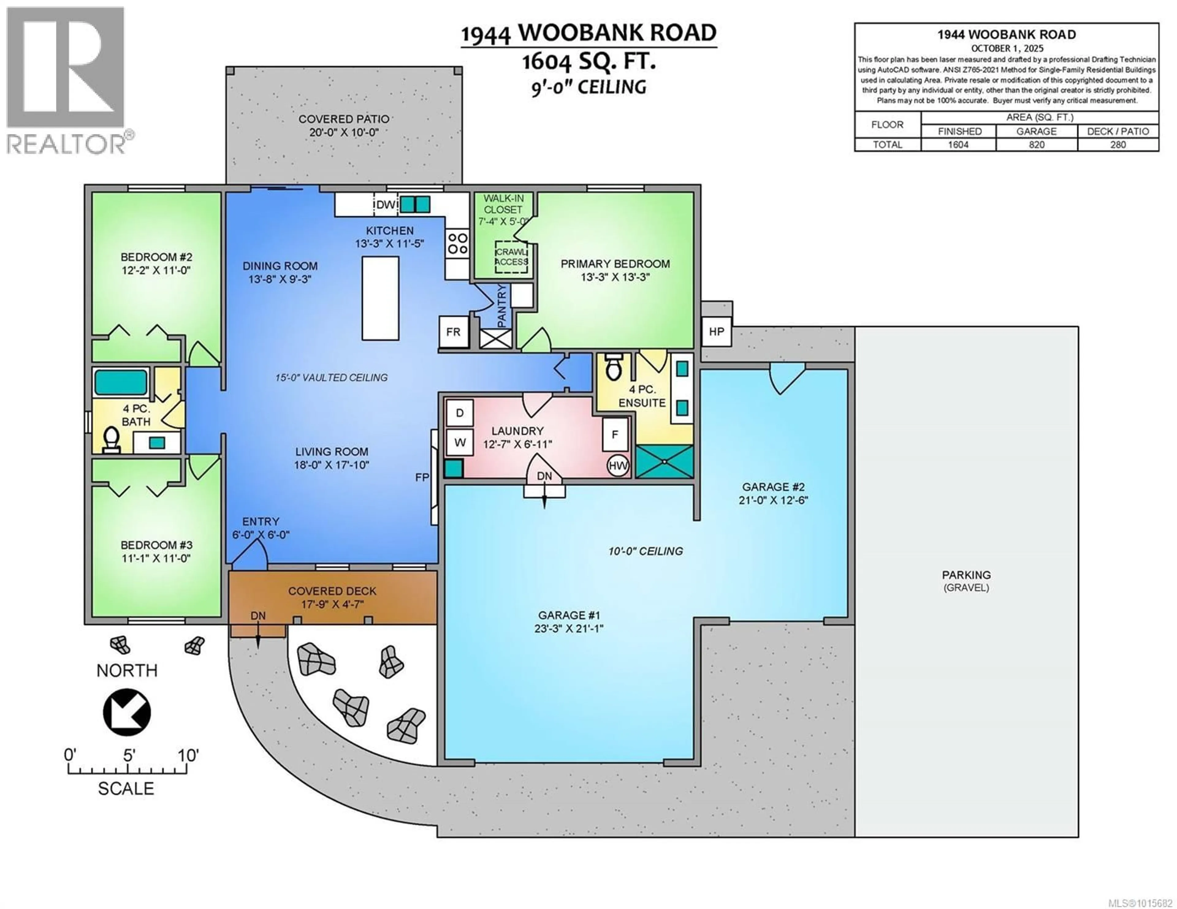 Floor plan for 1944 WOOBANK ROAD, Nanaimo British Columbia V9X1H4