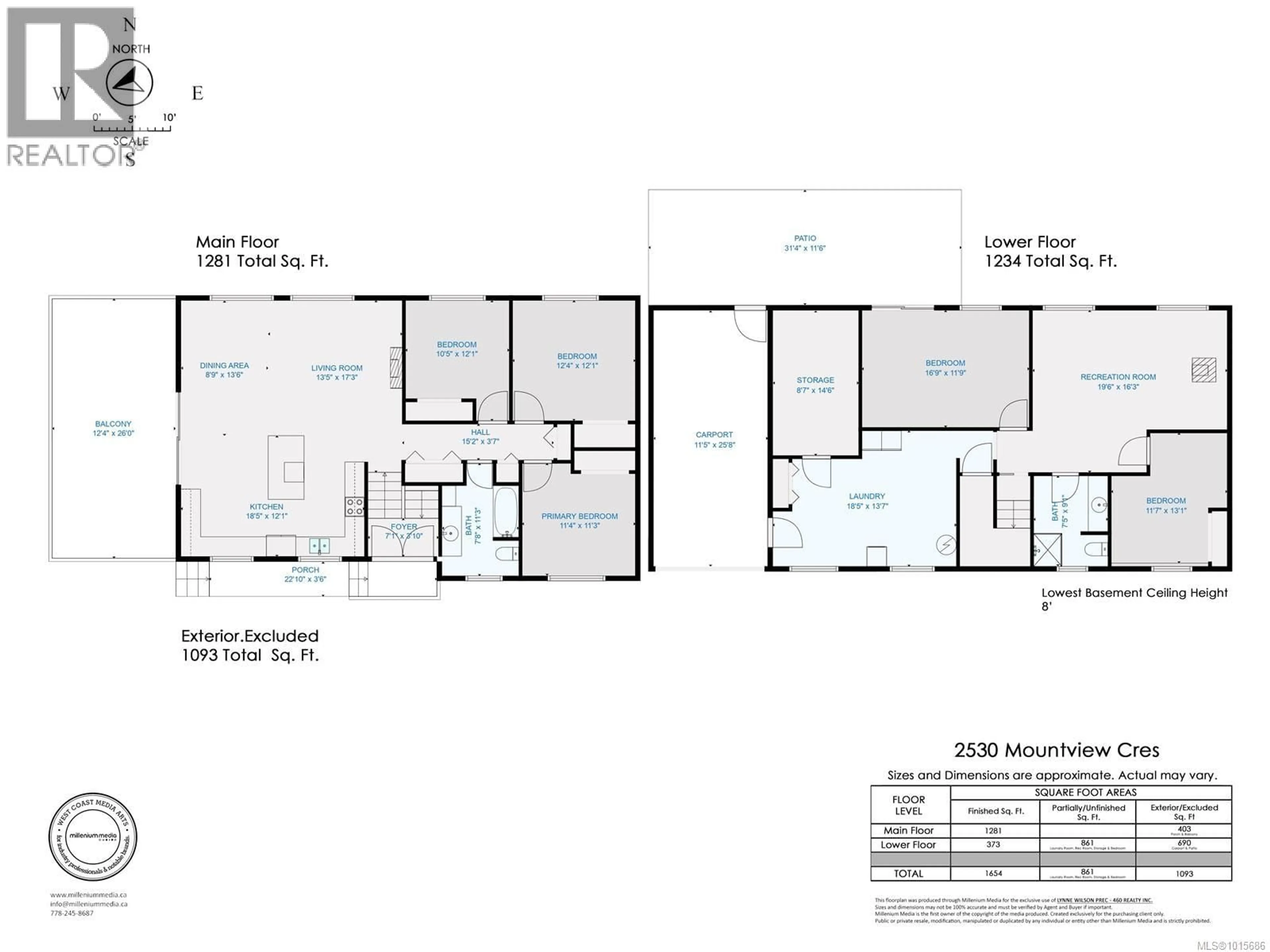 Floor plan for 2530 MOUNTVIEW CRESCENT, Port McNeill British Columbia V0N2R0