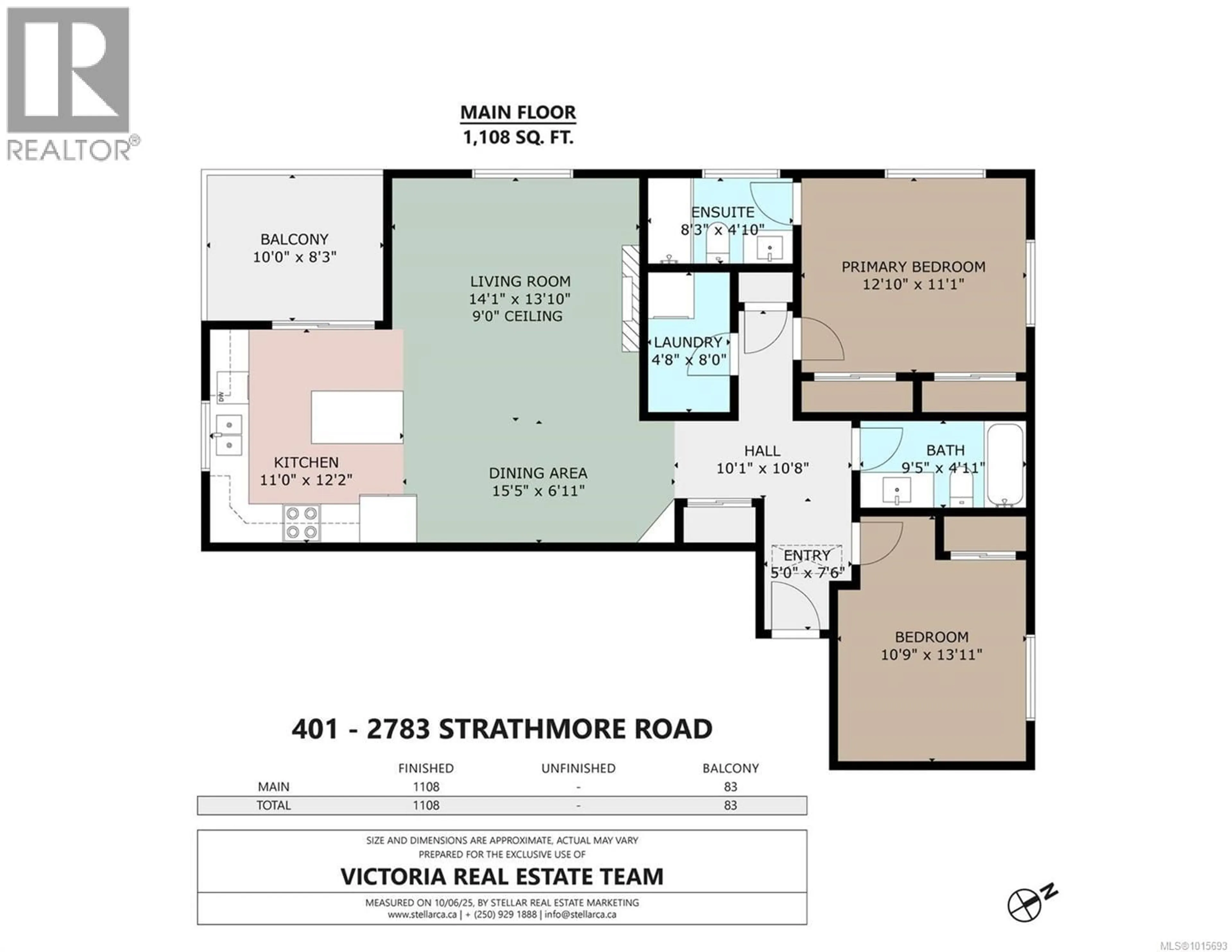 Floor plan for 401 - 2783 STRATHMORE ROAD, Langford British Columbia V9B3X4