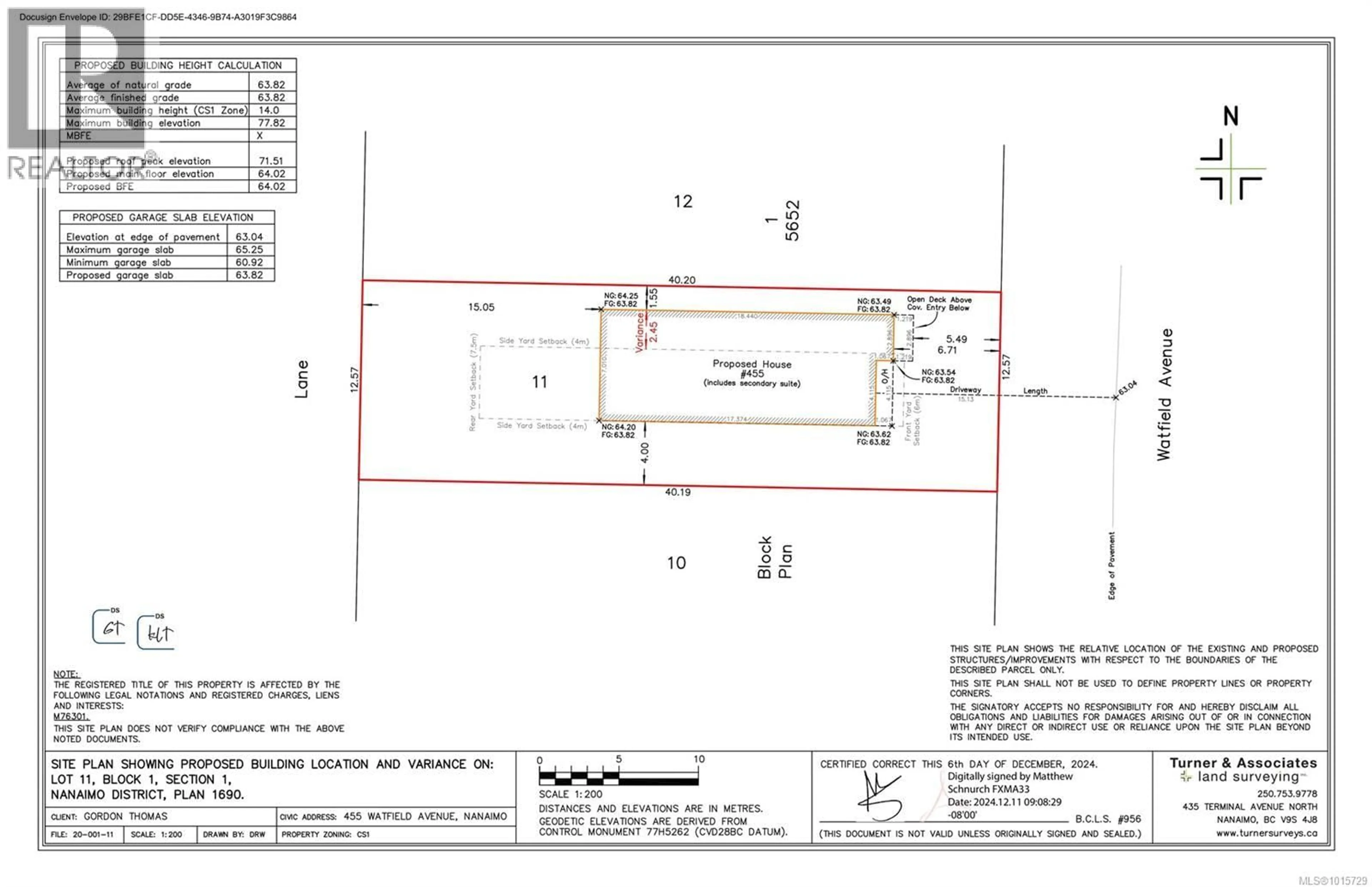 Floor plan for 455 WATFIELD AVENUE, Nanaimo British Columbia V9R3P6