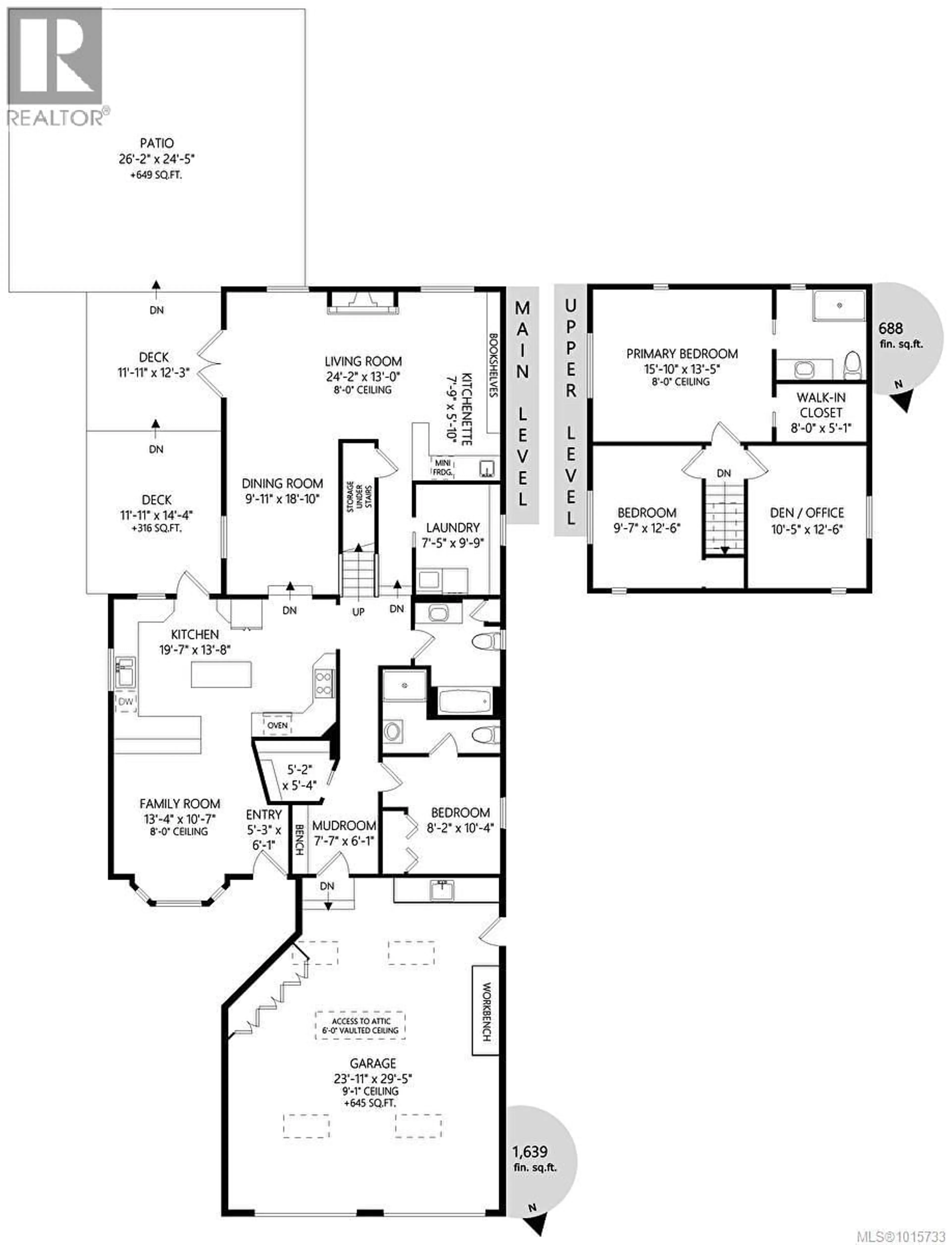 Floor plan for 1221 CHERRY ROAD, Saanich British Columbia V8Z2Y4