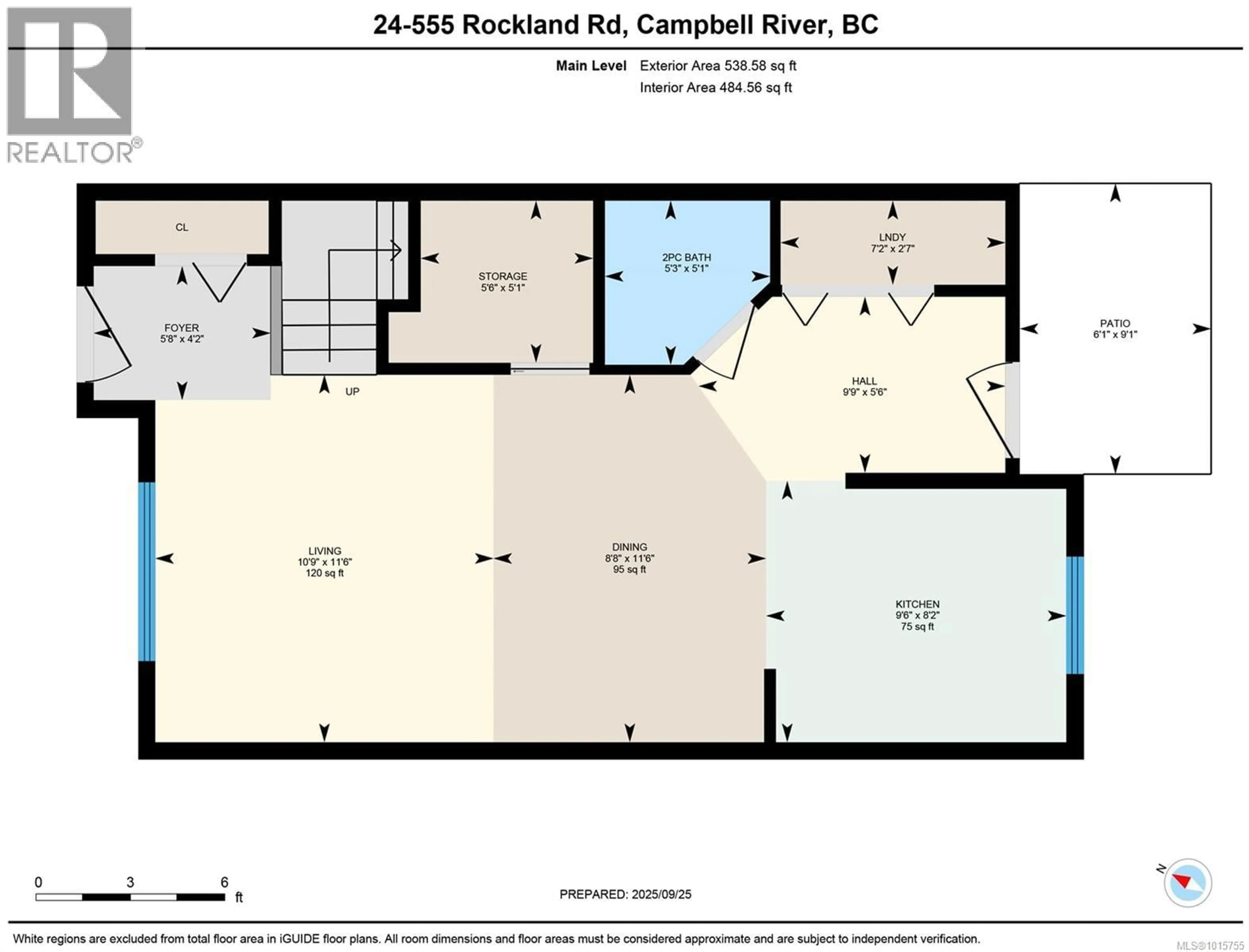 Floor plan for 24 - 555 ROCKLAND ROAD, Campbell River British Columbia V9W8B1