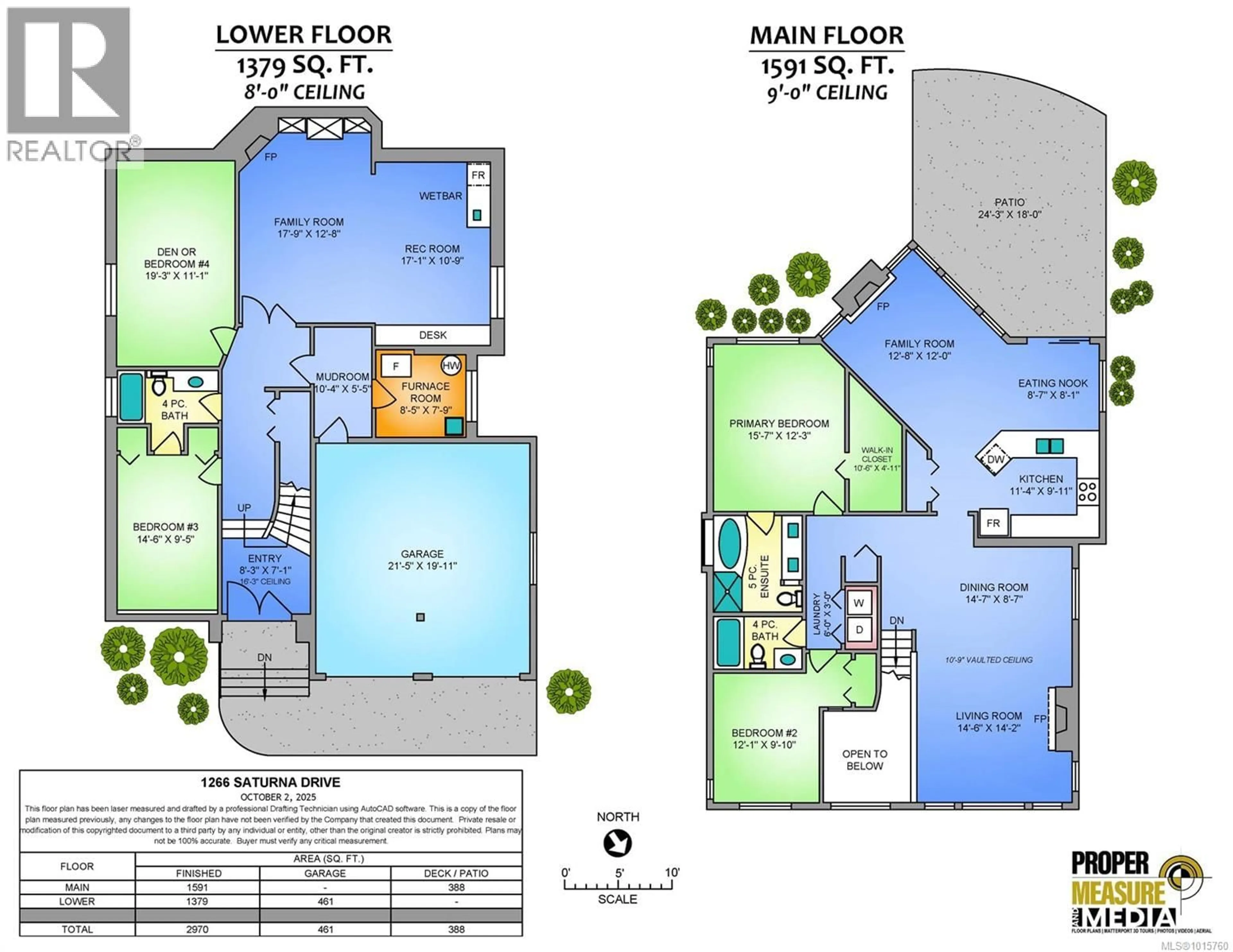 Floor plan for 1266 SATURNA DRIVE, Parksville British Columbia V9P2X6