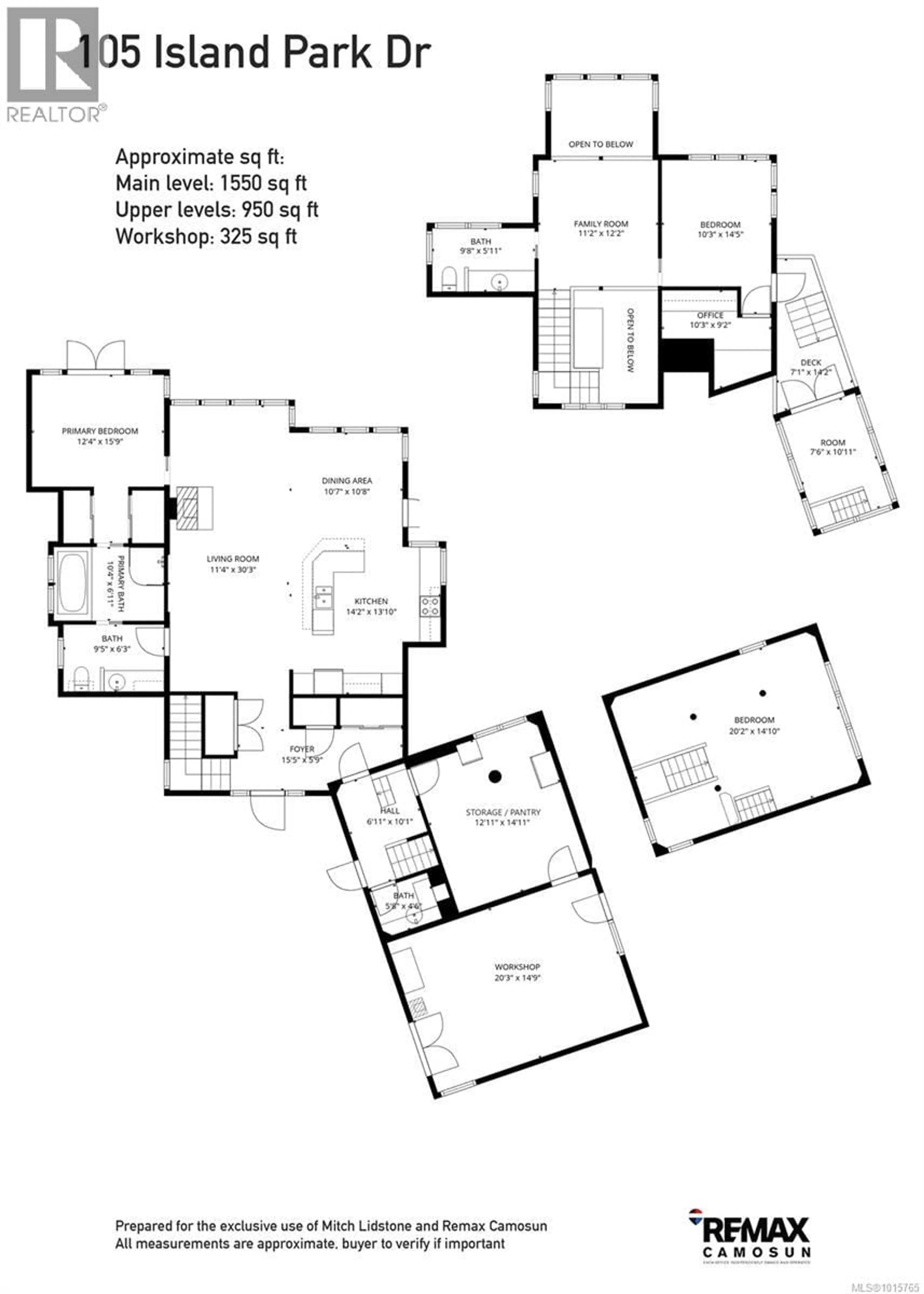 Floor plan for 105 ISLAND PARK DRIVE, Galiano Island British Columbia V0N1P0