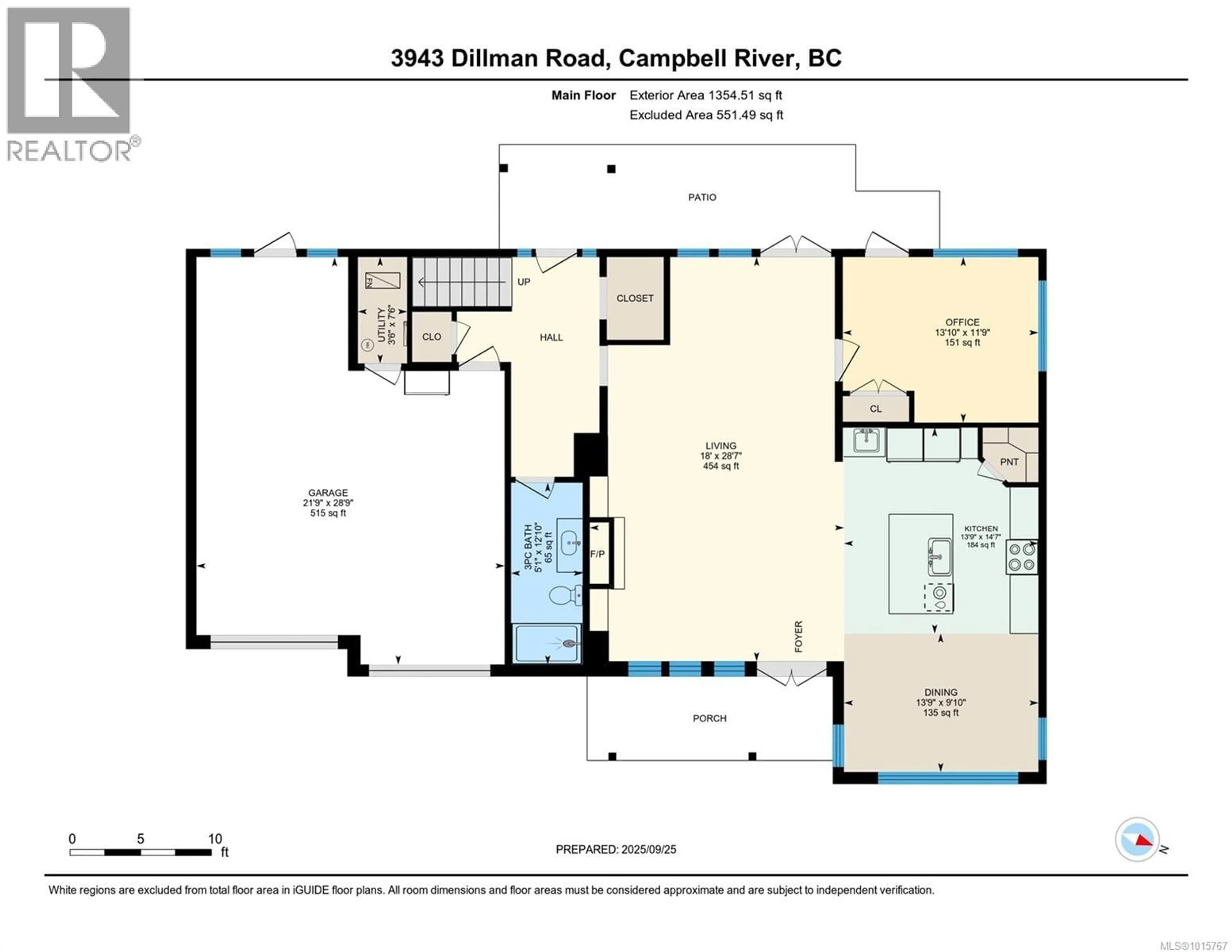 Floor plan for 3943 DILLMAN ROAD, Campbell River British Columbia V9H1H5