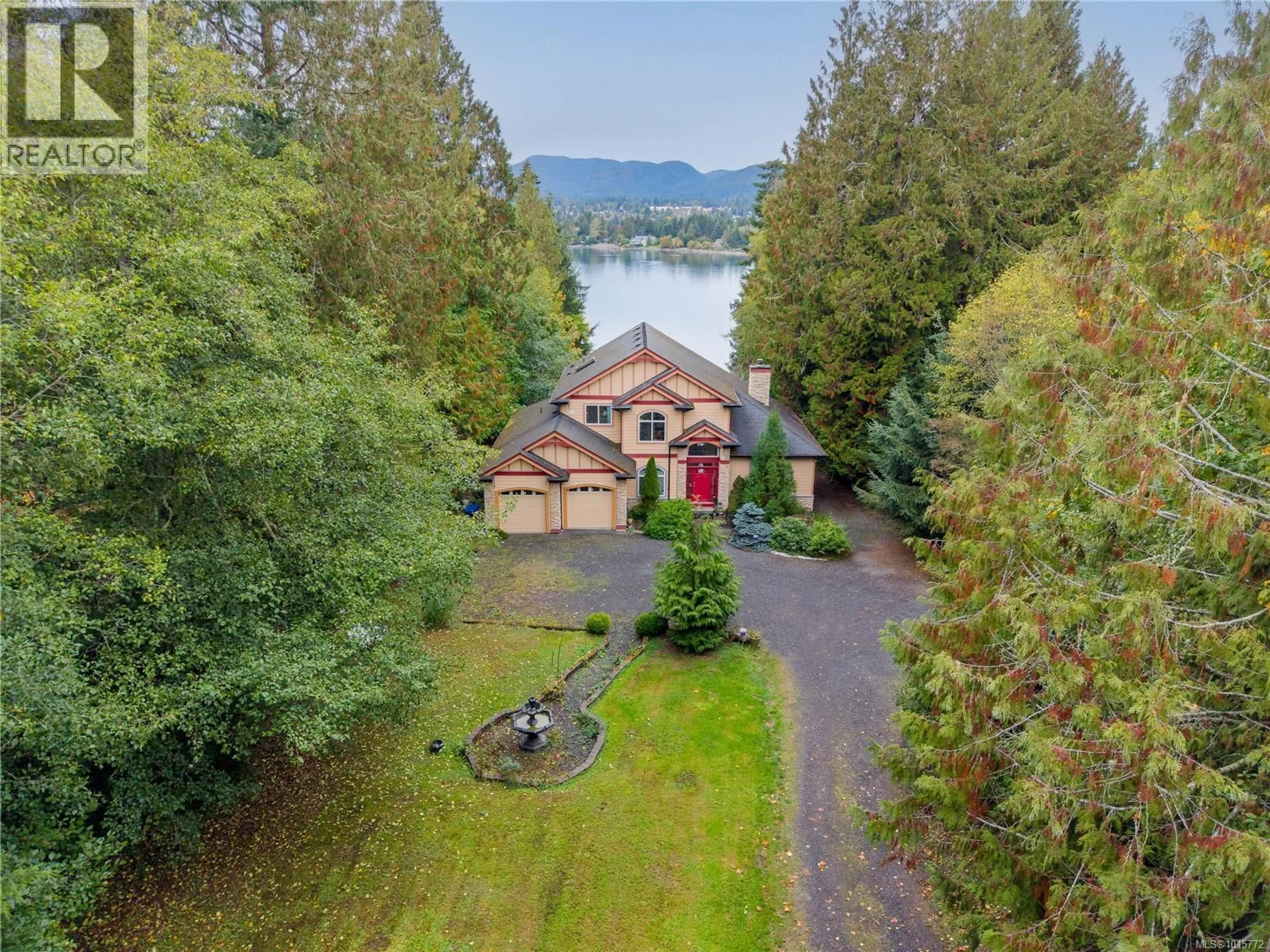 A pic from outside/outdoor area/front of a property/back of a property/a pic from drone, water/lake/river/ocean view for 7002 EAST SOOKE ROAD, Sooke British Columbia V9Z1A8