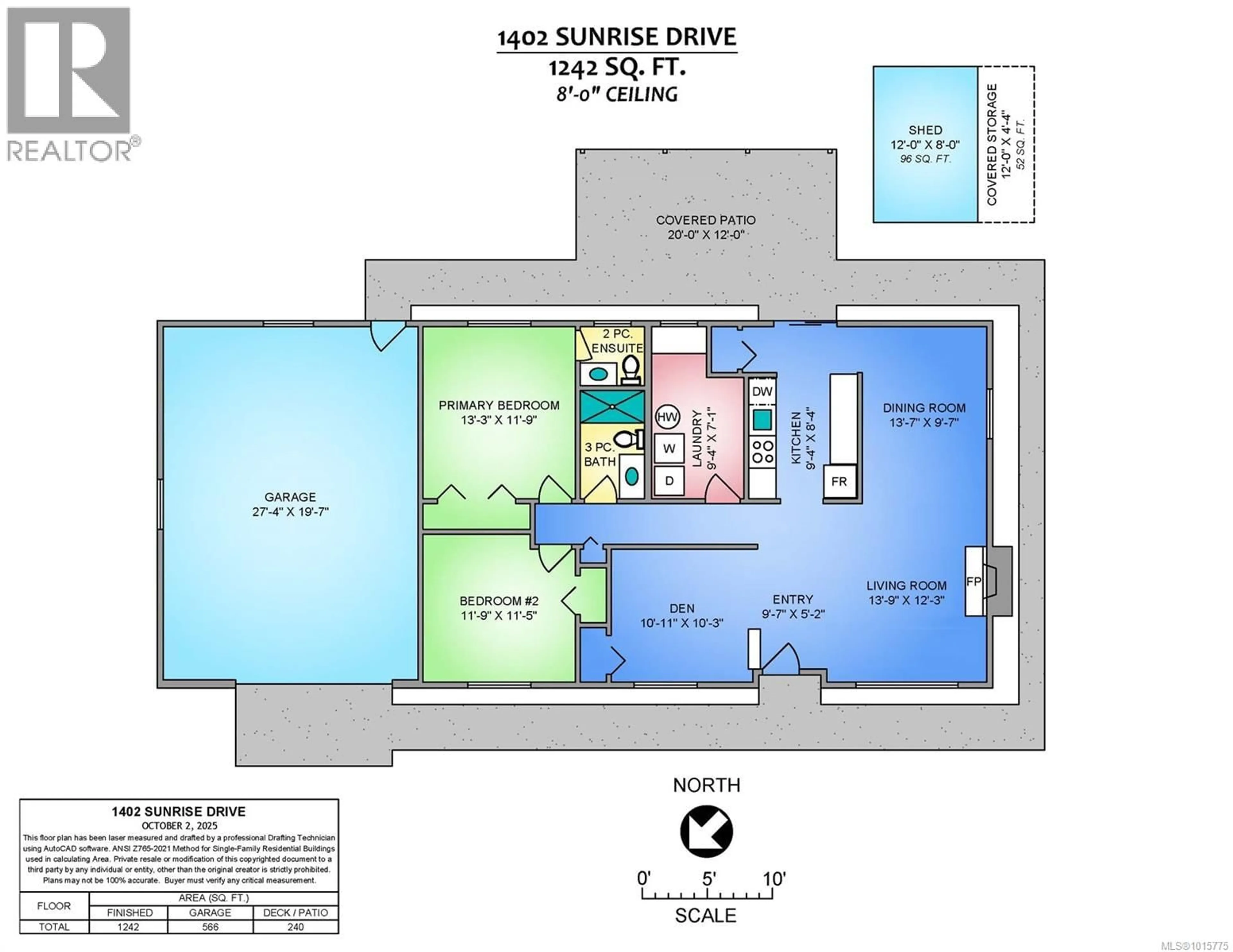 Floor plan for 1402 SUNRISE DRIVE, Parksville British Columbia V9B1X5