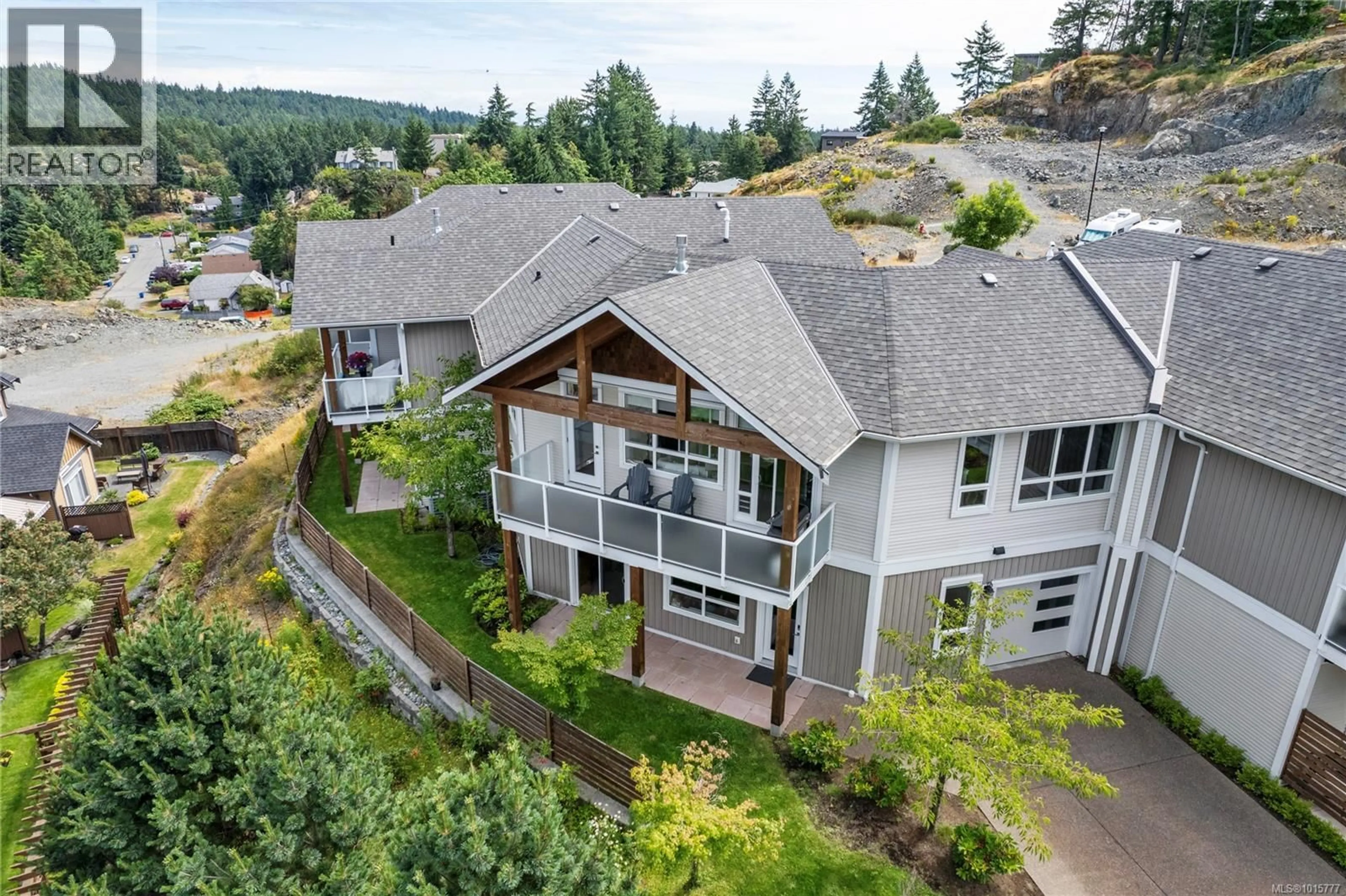 A pic from outside/outdoor area/front of a property/back of a property/a pic from drone, mountain view for 3316 FIREWEED WAY, Nanaimo British Columbia V9T6J1