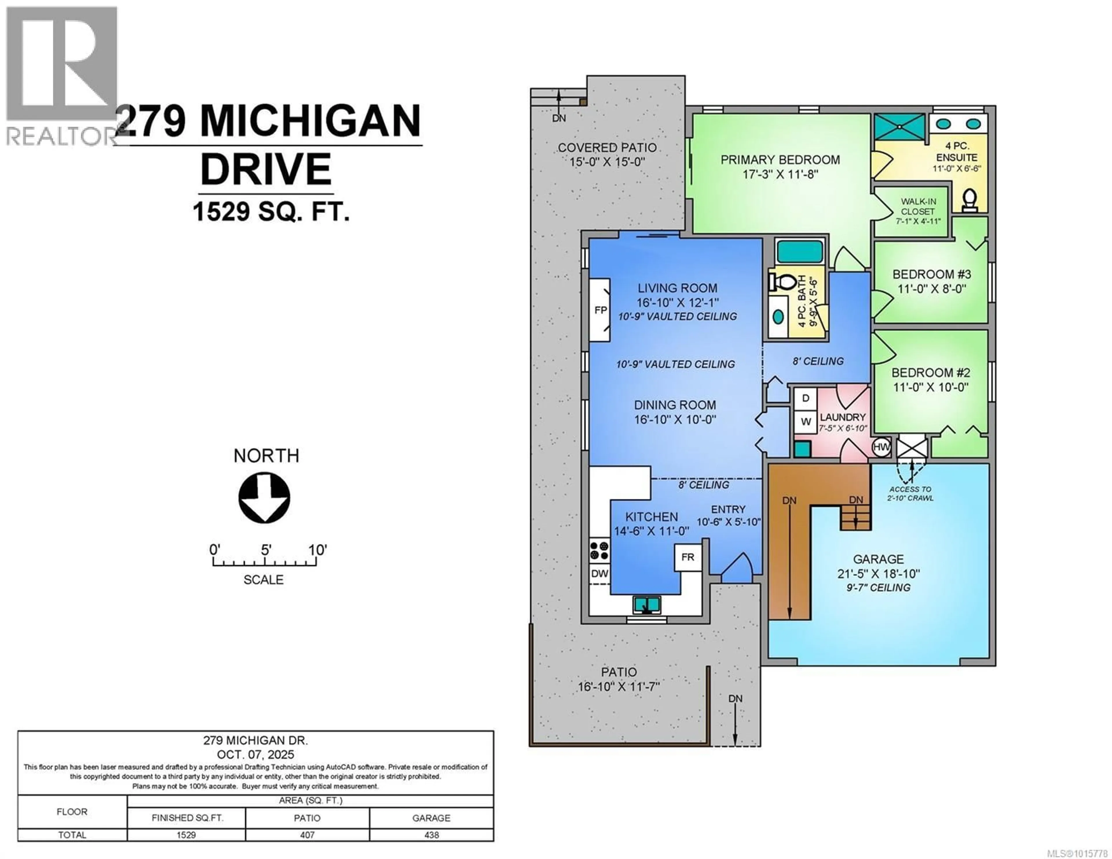 Floor plan for 279 MICHIGAN DRIVE, Campbell River British Columbia V9H0C7