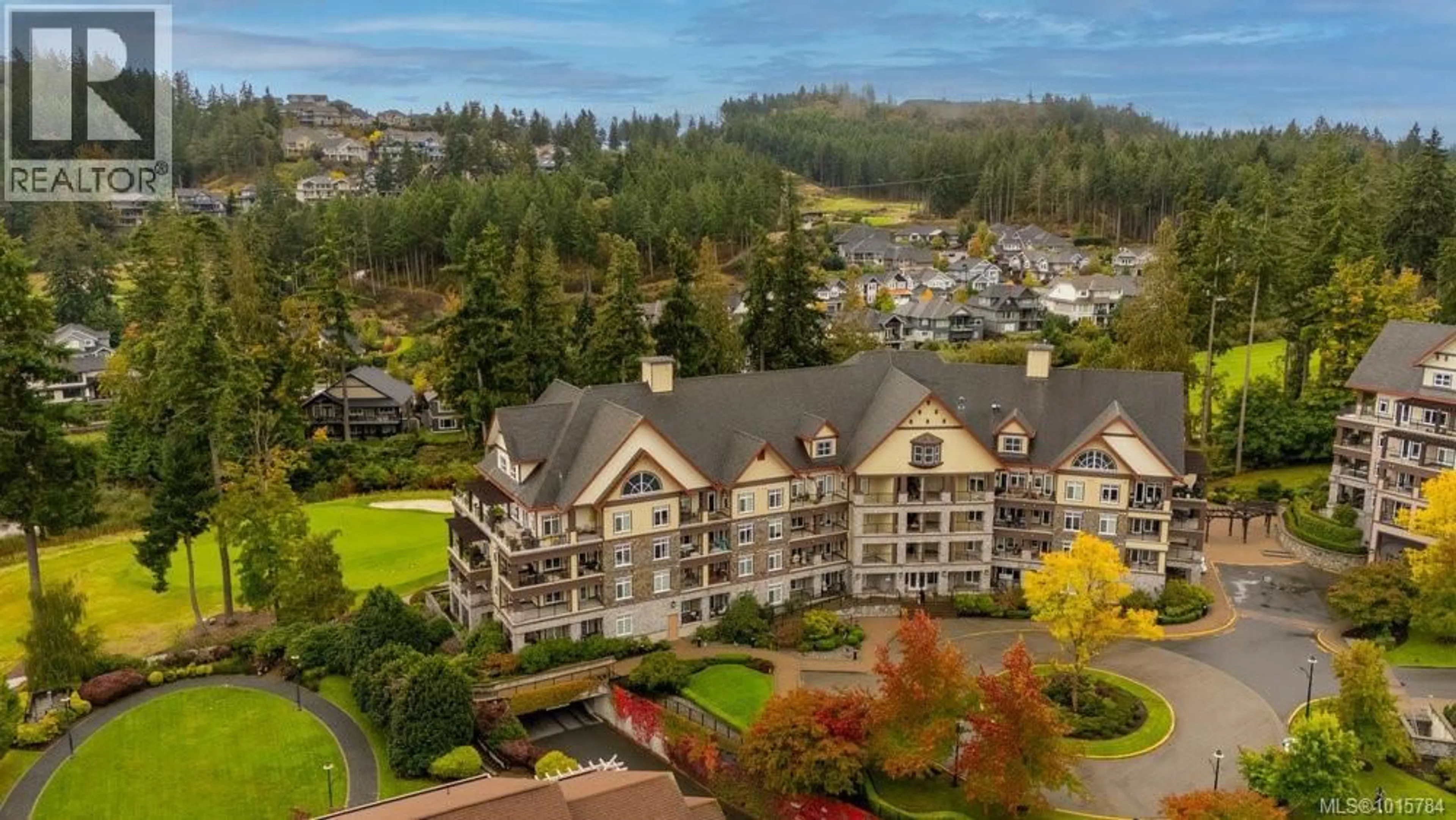 A pic from outside/outdoor area/front of a property/back of a property/a pic from drone, mountain view for 216 - 1375 BEAR MOUNTAIN PARKWAY, Langford British Columbia V9B0C9