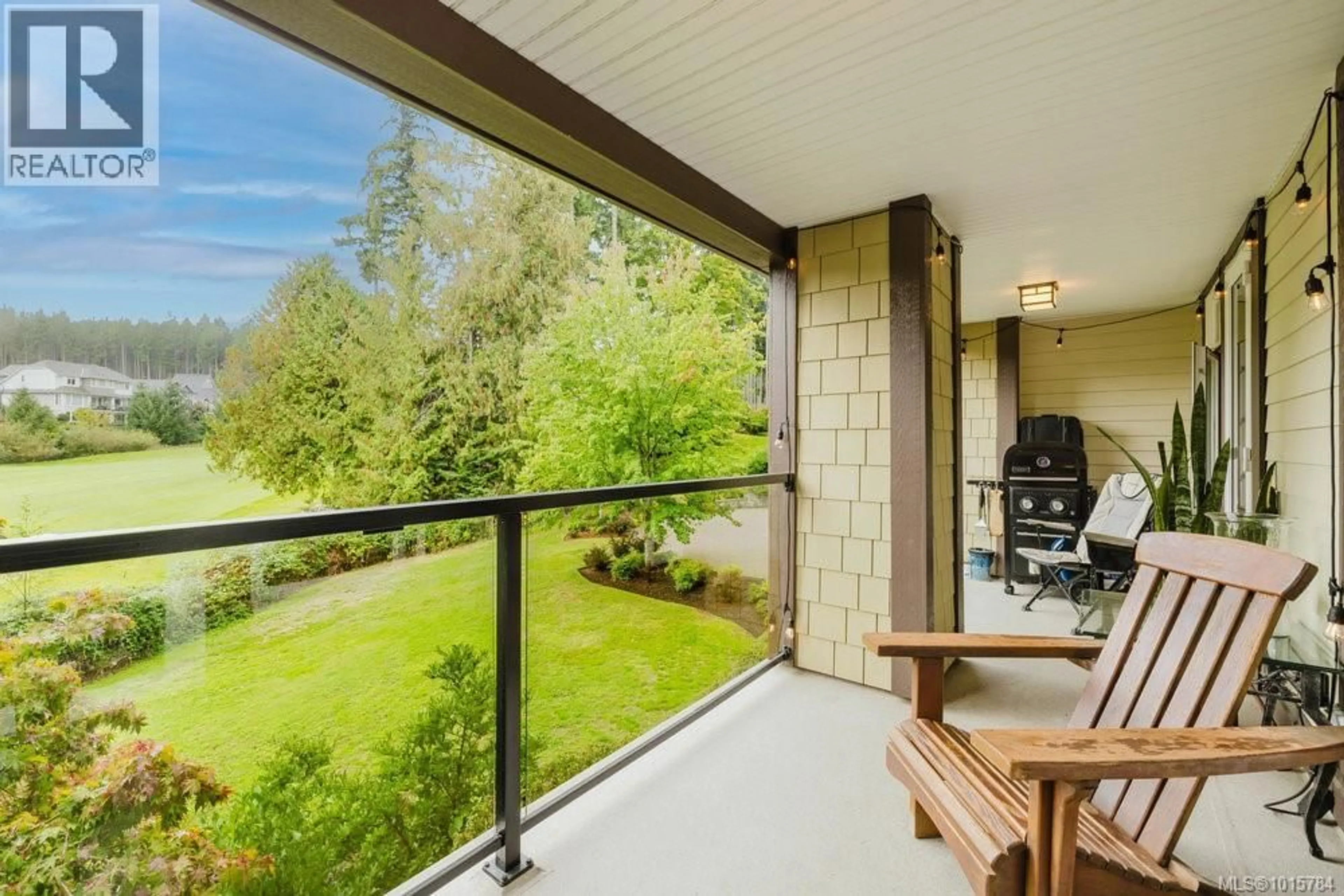 Balcony in the apartment, water/lake/river/ocean view for 216 - 1375 BEAR MOUNTAIN PARKWAY, Langford British Columbia V9B0C9