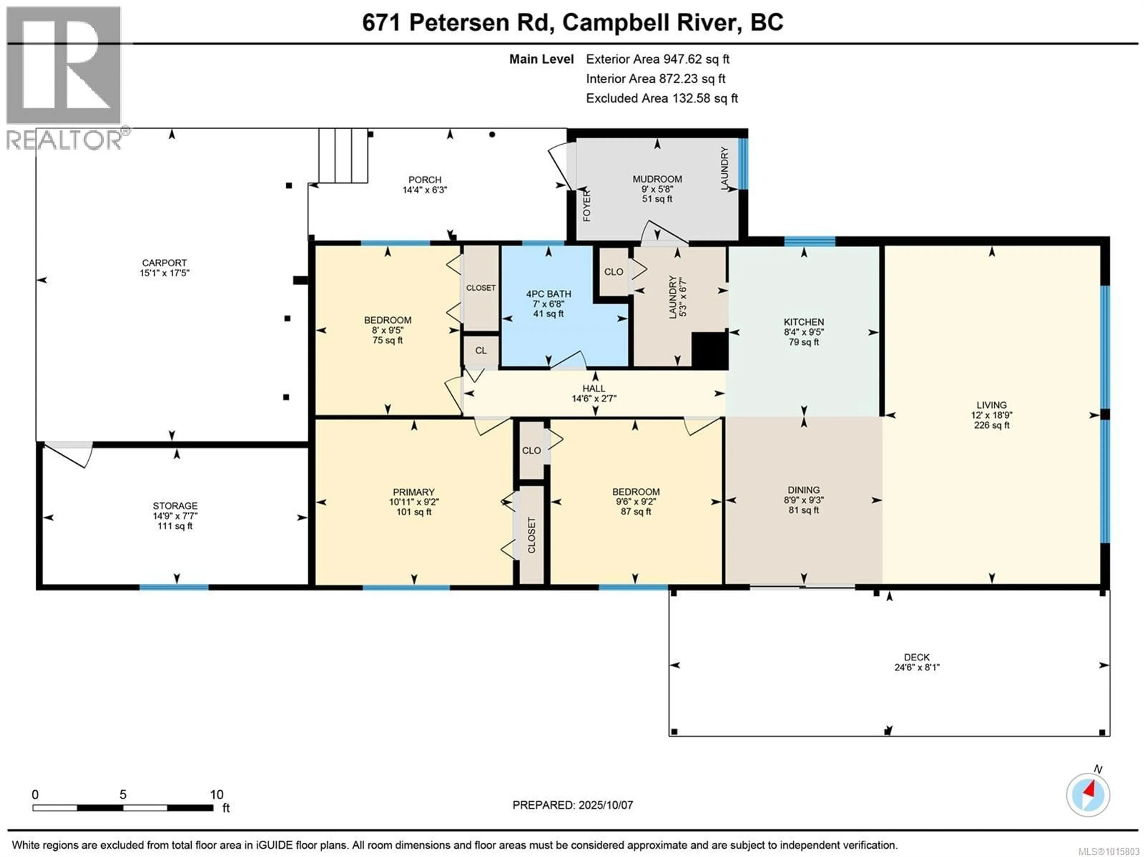 Floor plan for 671 PETERSEN ROAD, Campbell River British Columbia V9W3H6