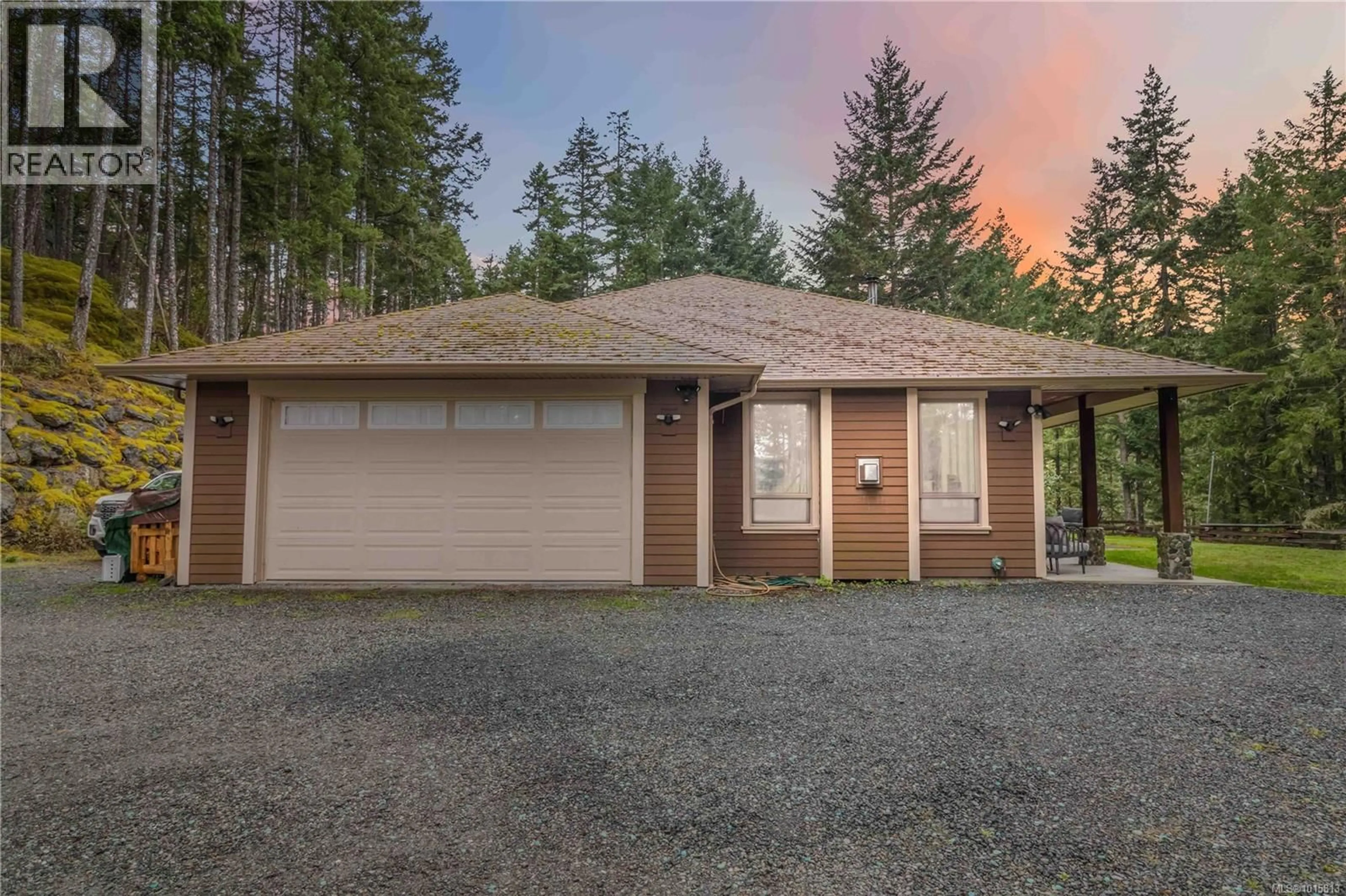Home with vinyl exterior material, street for 1440 KANGAROO ROAD, Metchosin British Columbia V9C4C6