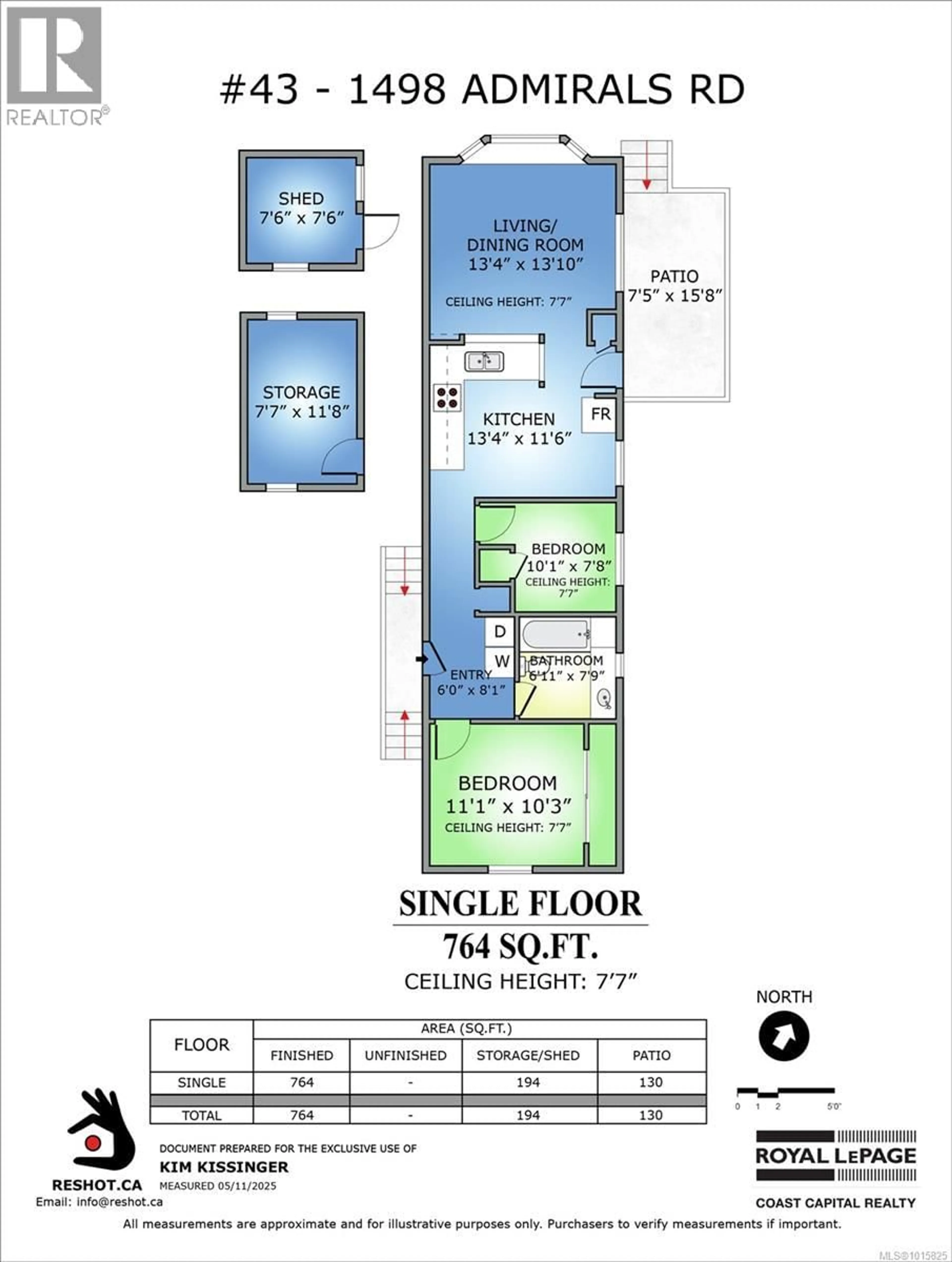 Floor plan for 43 - 1498 ADMIRALS ROAD, View Royal British Columbia V9A2R1