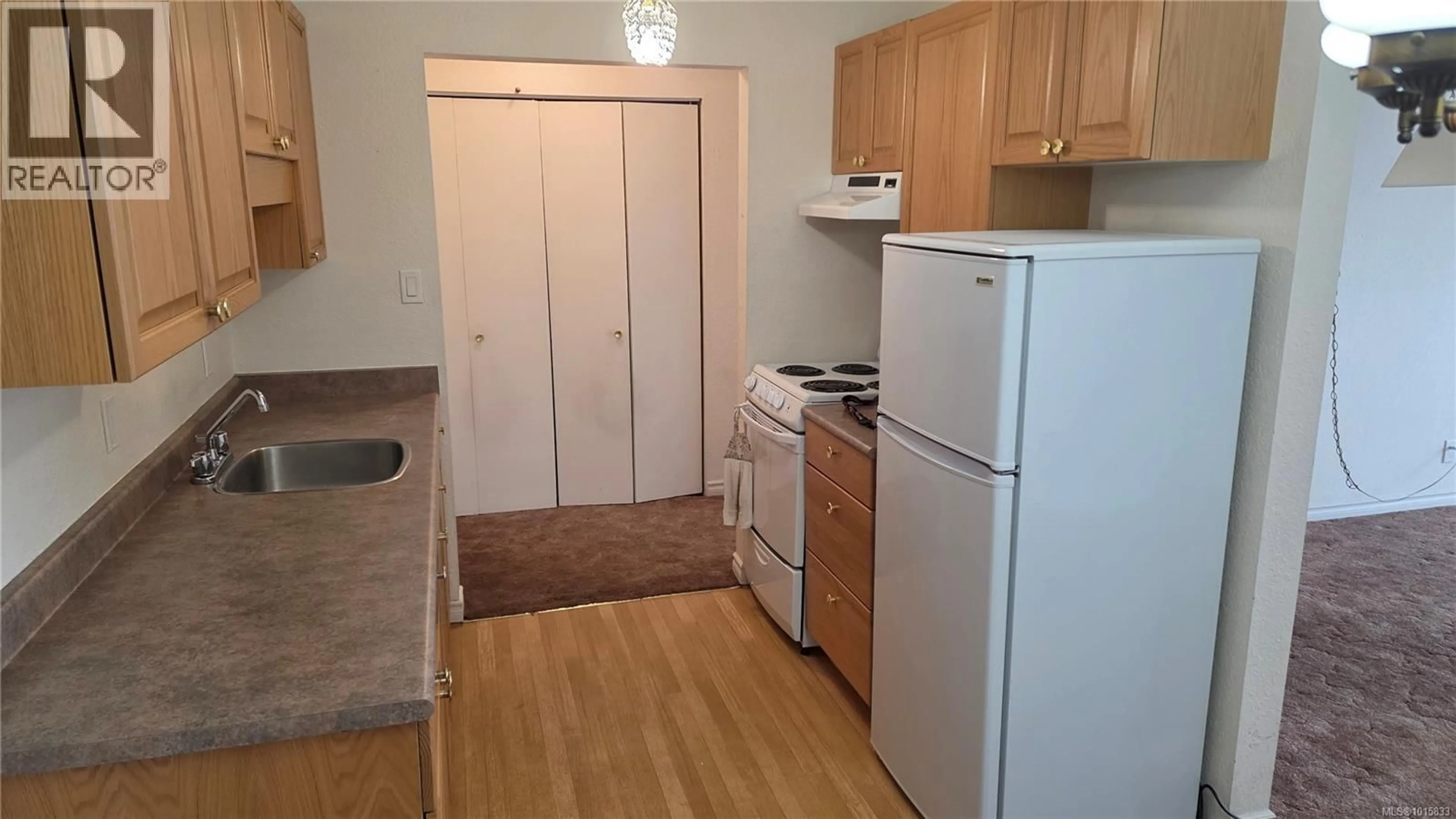 Standard kitchen, wood/laminate floor for 202 - 380 BRAE ROAD, Duncan British Columbia V9L3T8