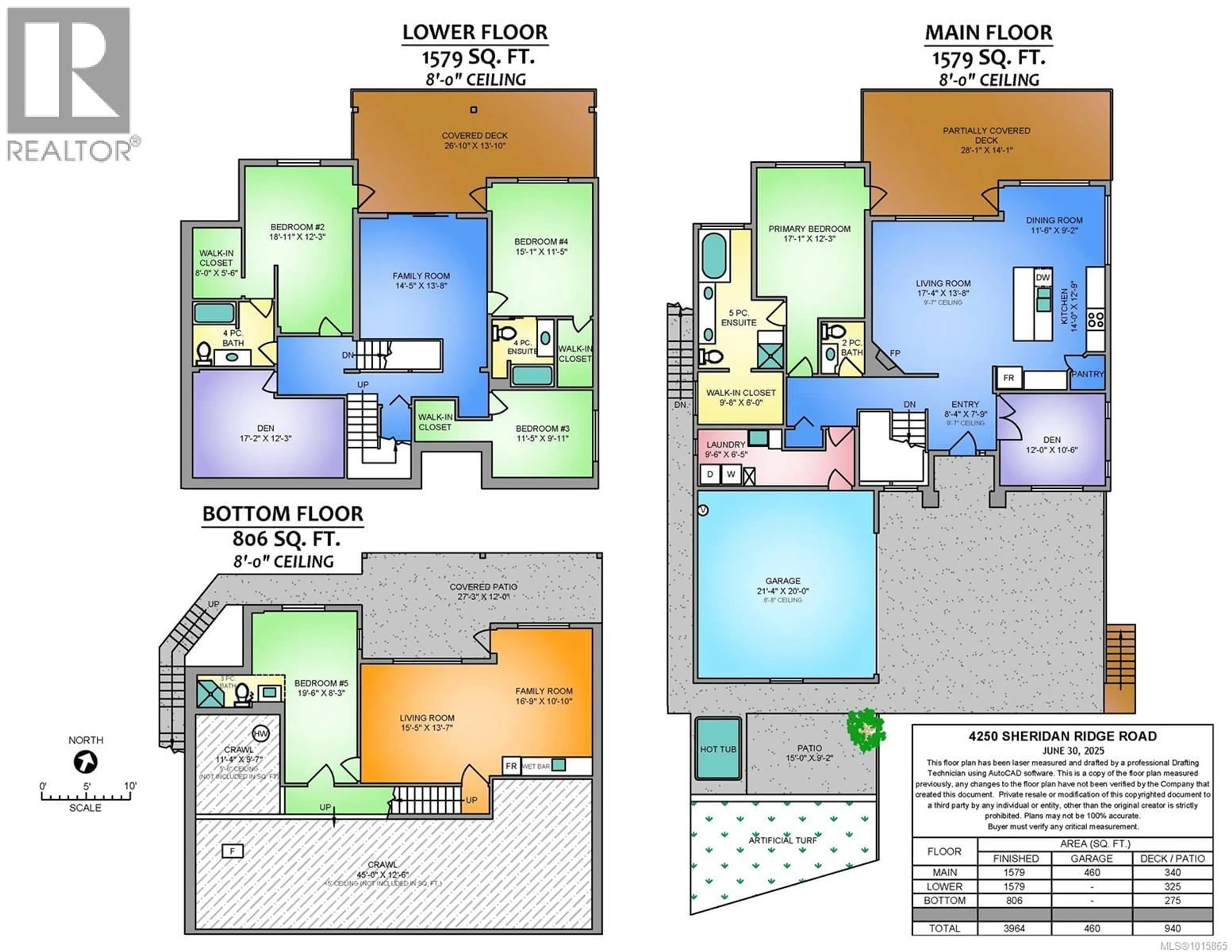 Floor plan for 4520 SHERIDAN RIDGE ROAD, Nanaimo British Columbia V9T6S7