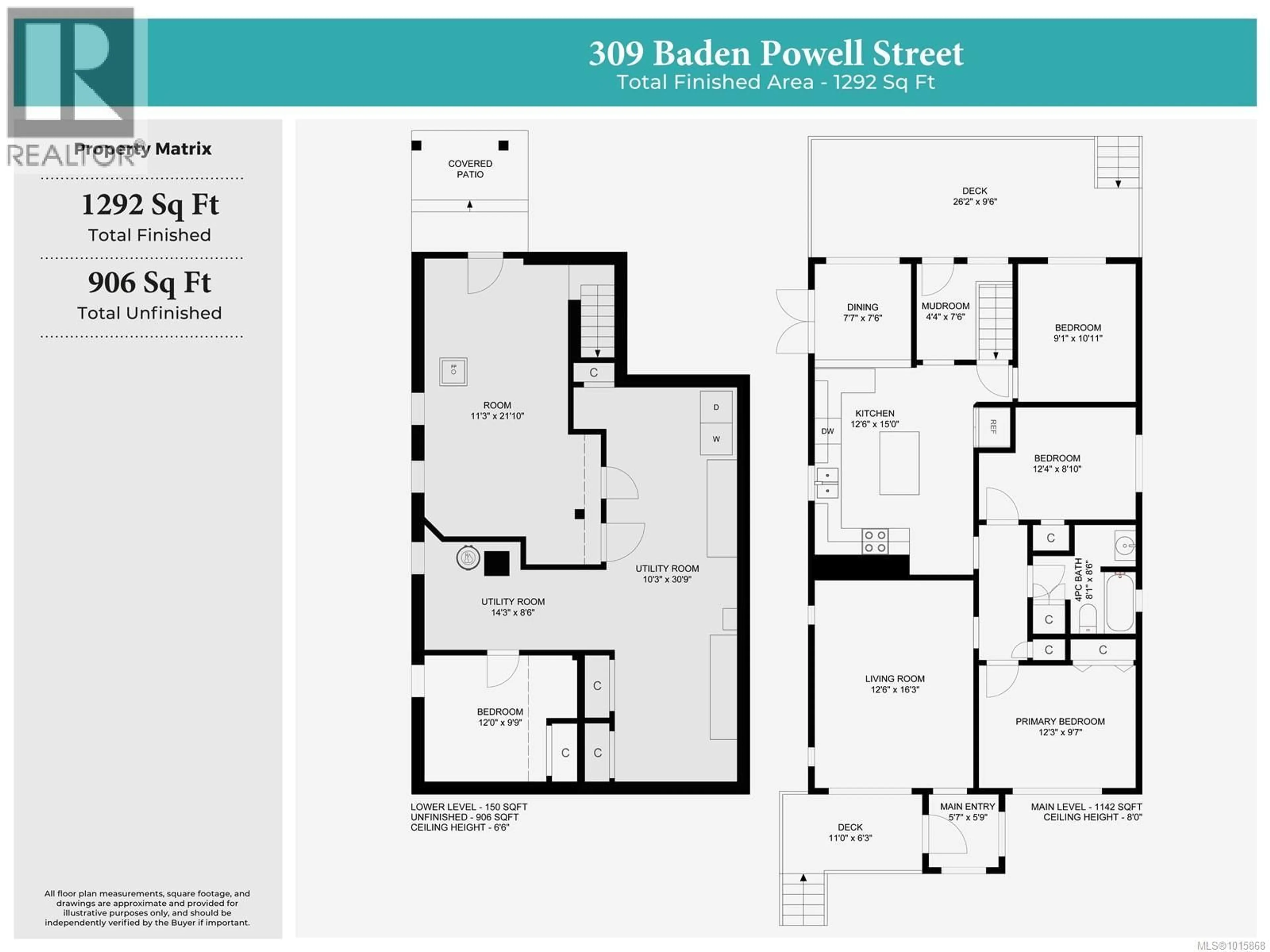 Floor plan for 309 BADEN POWELL STREET, Ladysmith British Columbia V9G1A2