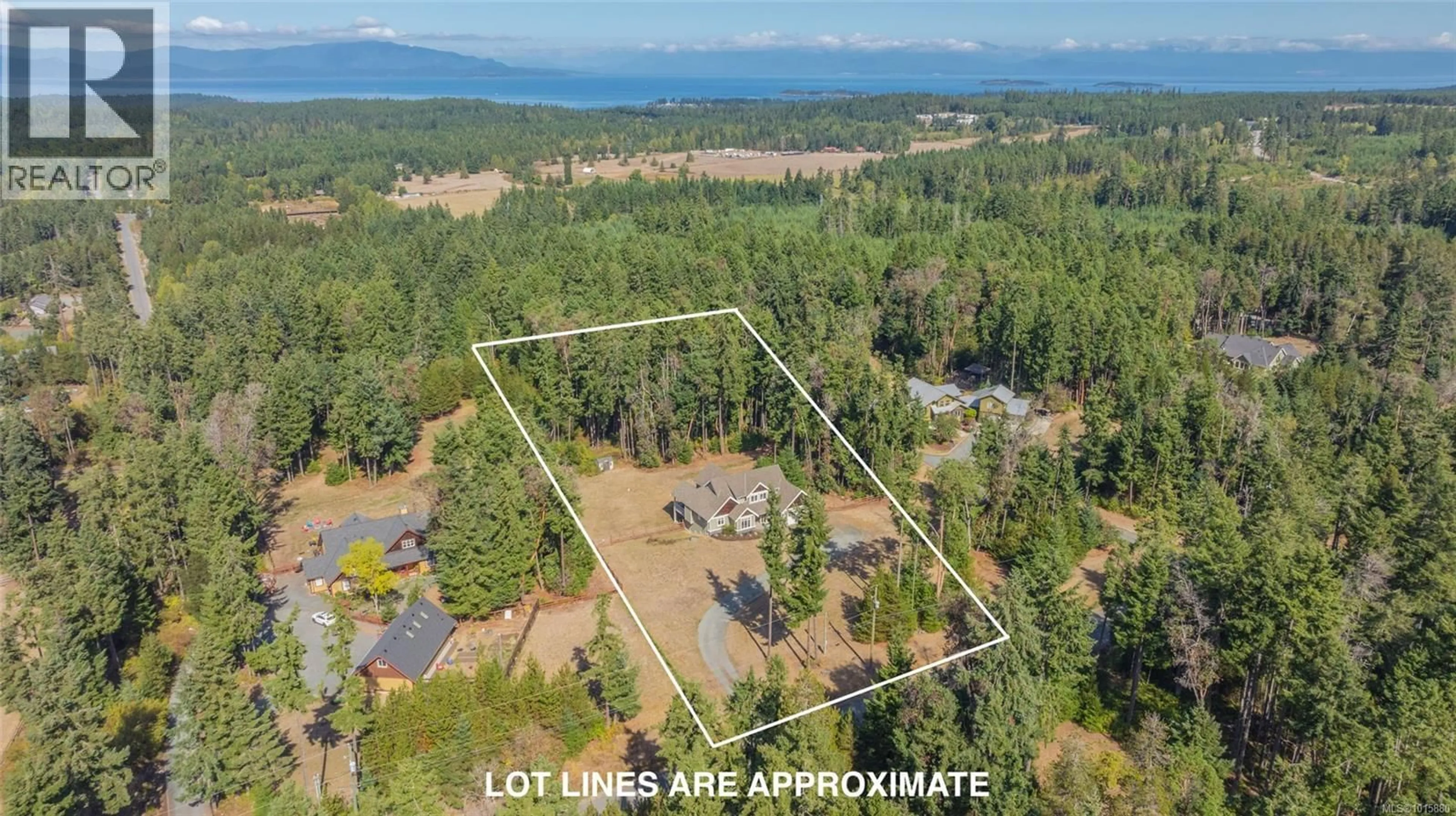 A pic from outside/outdoor area/front of a property/back of a property/a pic from drone, water/lake/river/ocean view for 1075 CINNAMON SEDGE WAY, Nanoose Bay British Columbia V9P9L3