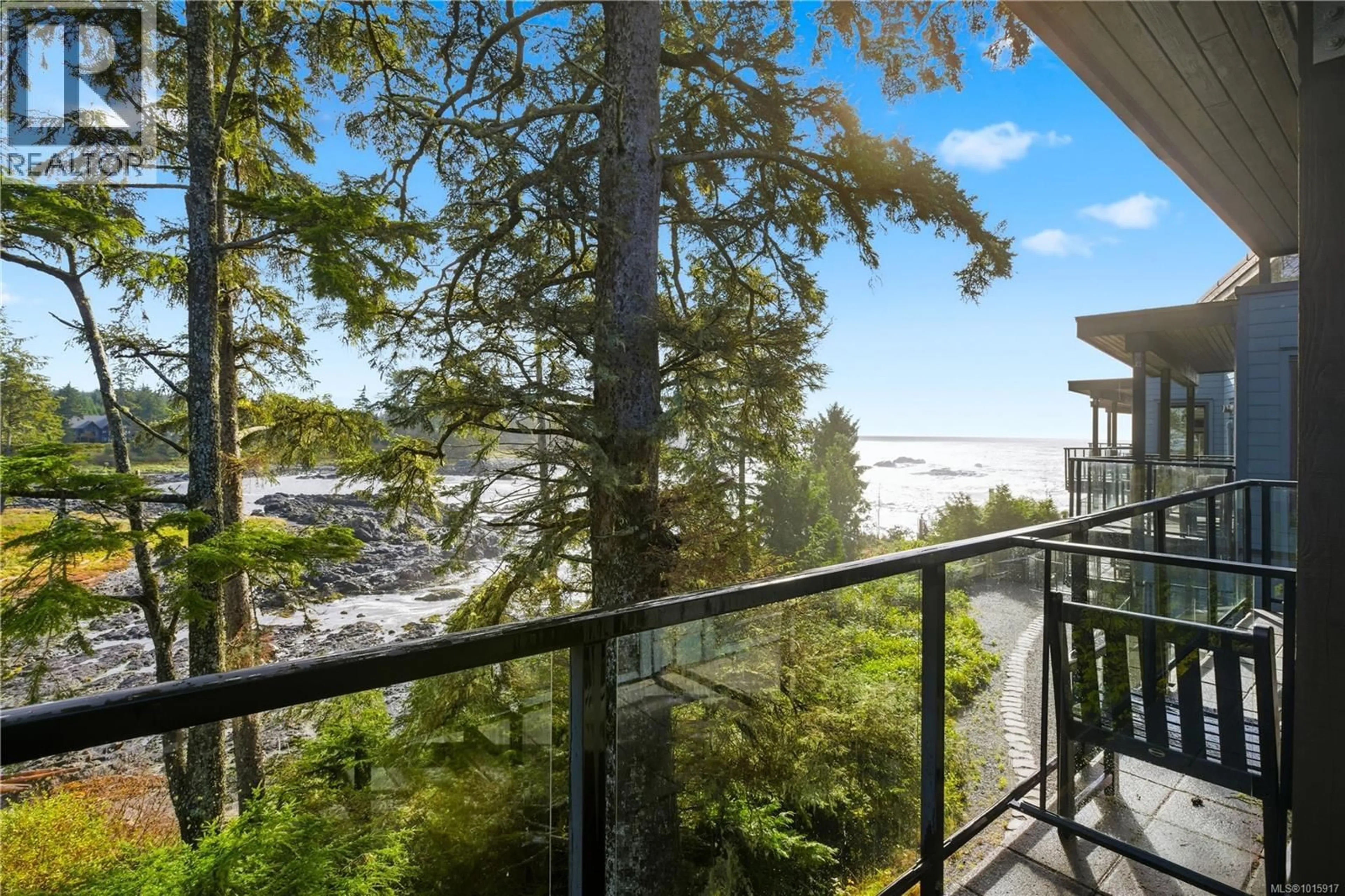 Balcony in the apartment, water/lake/river/ocean view for 302 - 596 MARINE DRIVE, Ucluelet British Columbia V0R3A0