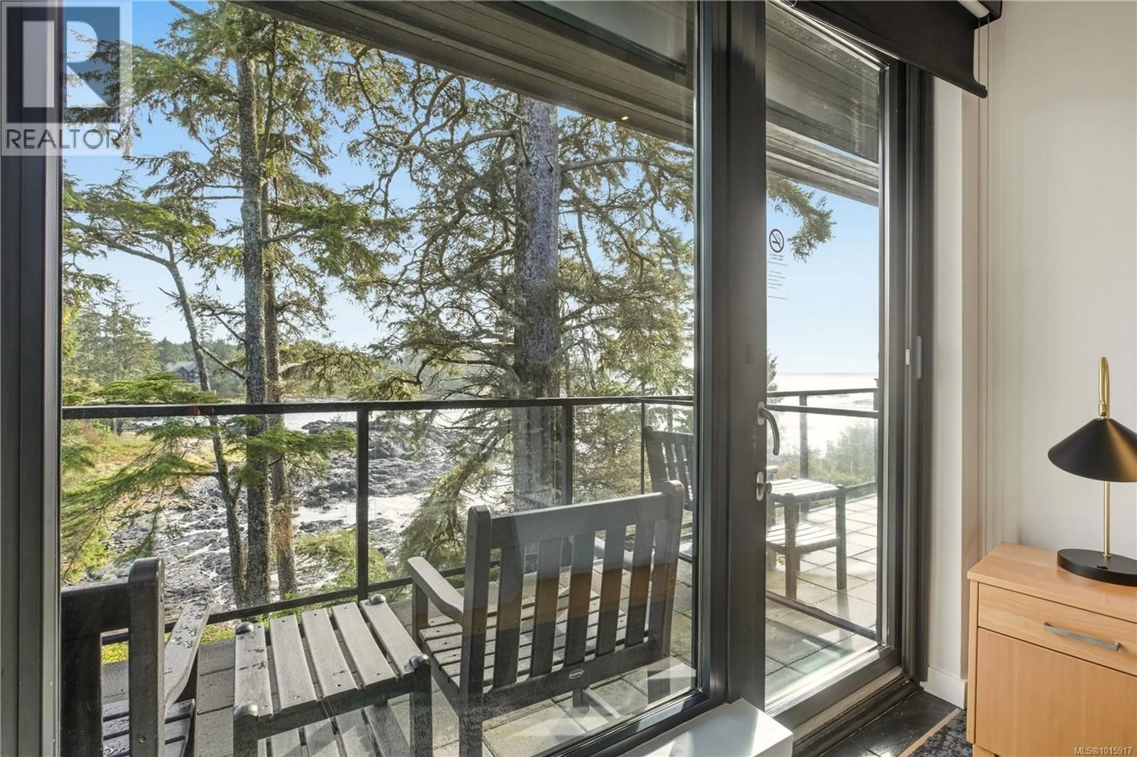 Balcony in the apartment, water/lake/river/ocean view for 302 - 596 MARINE DRIVE, Ucluelet British Columbia V0R3A0