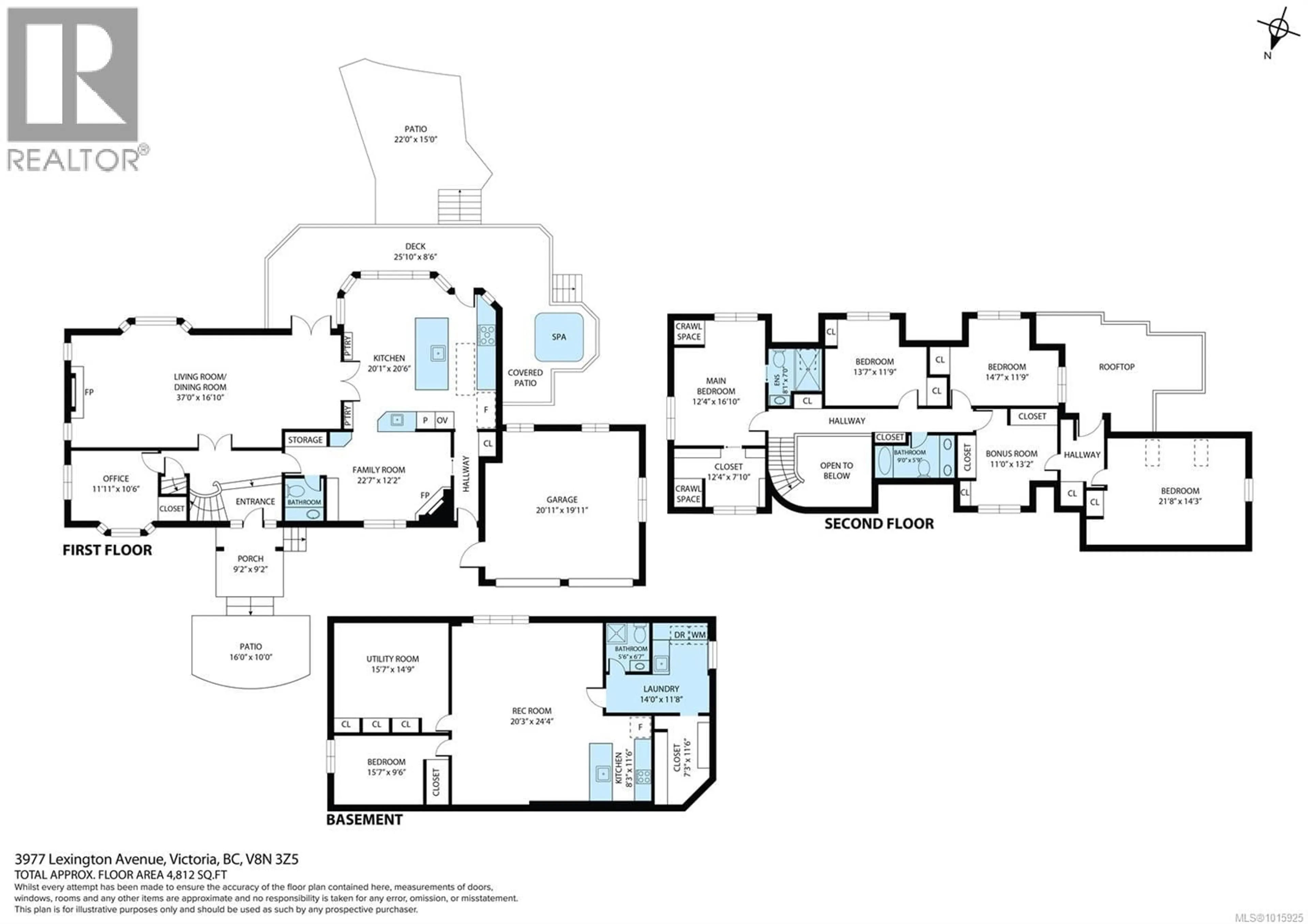 Floor plan for 3977 LEXINGTON AVENUE, Saanich British Columbia V8N3Z5