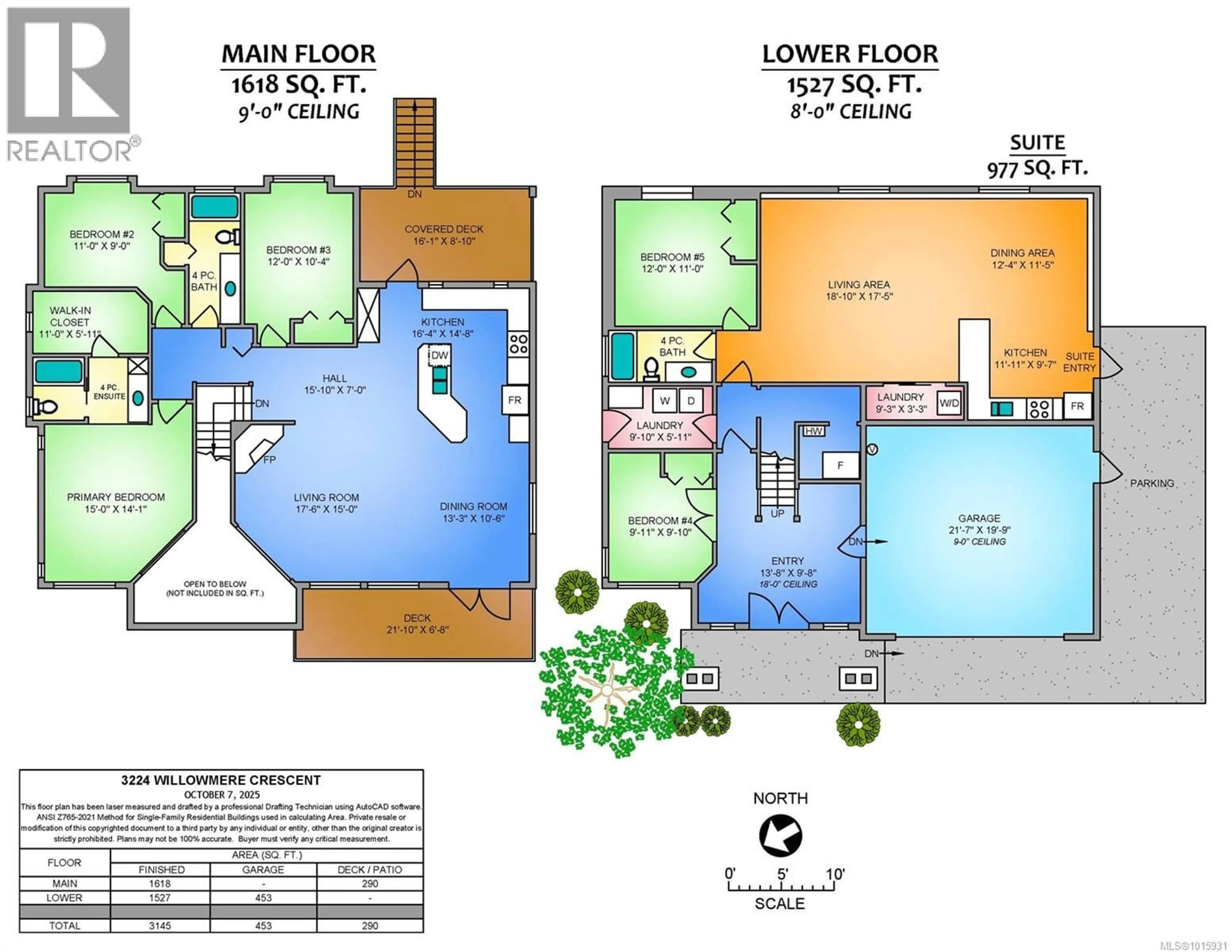 Floor plan for 3224 WILLOWMERE CRESCENT, Nanaimo British Columbia V9T6R8