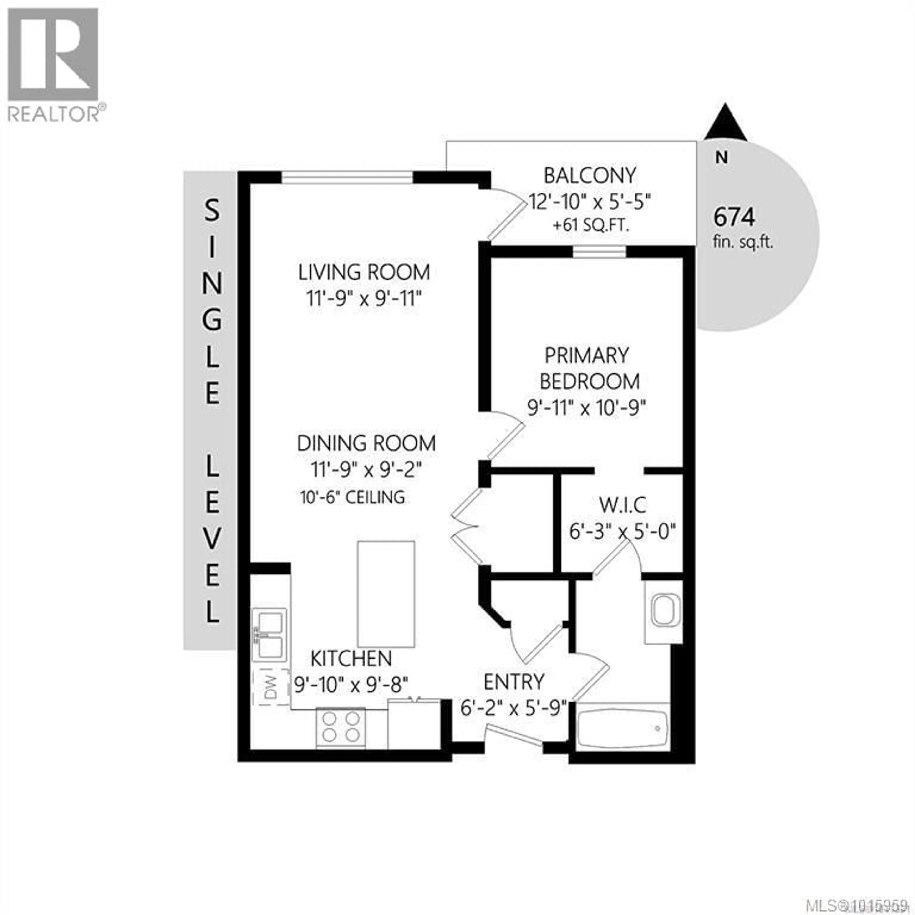 Floor plan for 106 - 164 ALBERNI HIGHWAY, Parksville British Columbia V9P0H8