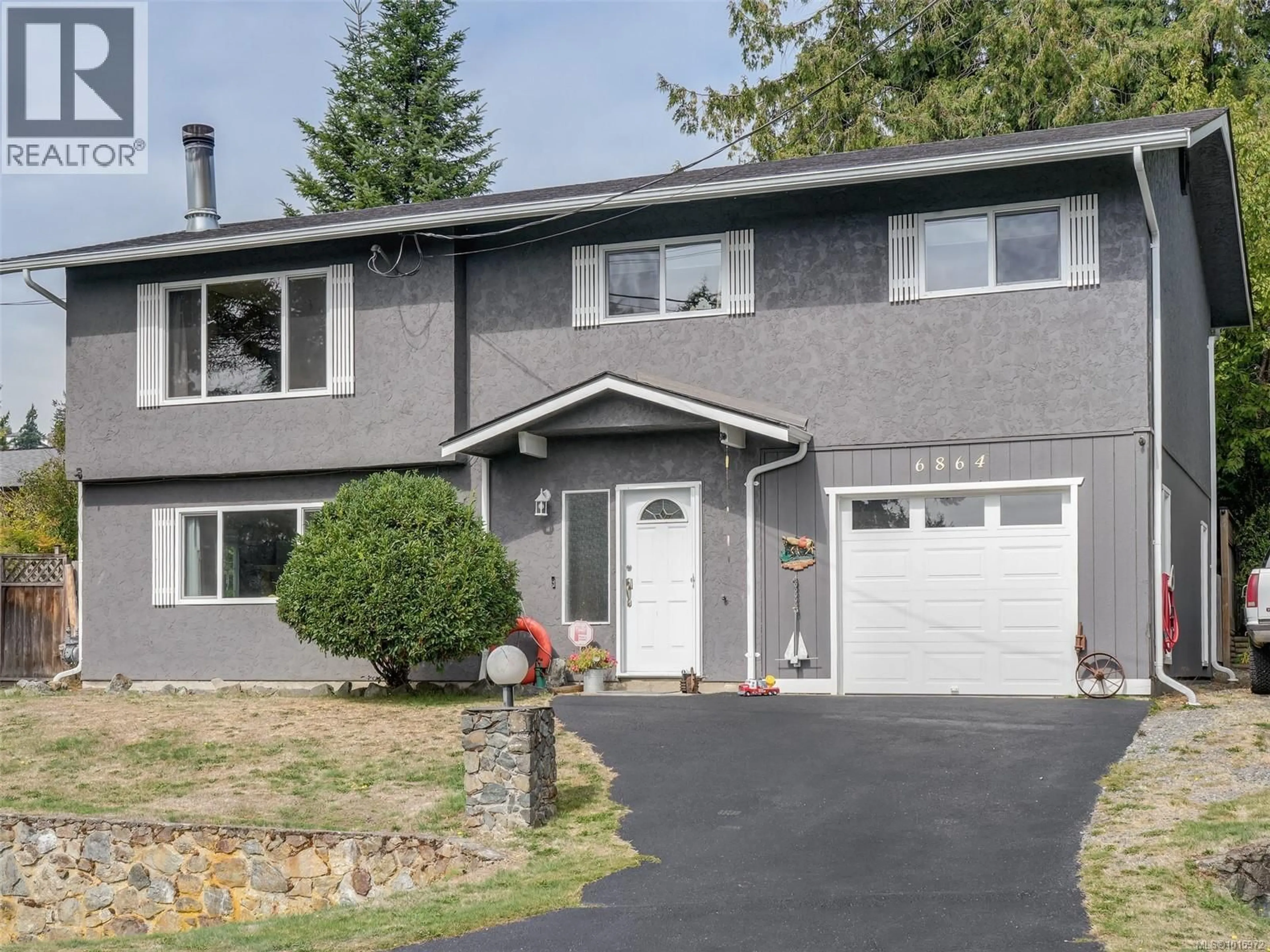 Home with vinyl exterior material, street for 6864 TALC PLACE, Sooke British Columbia V9Z0L9