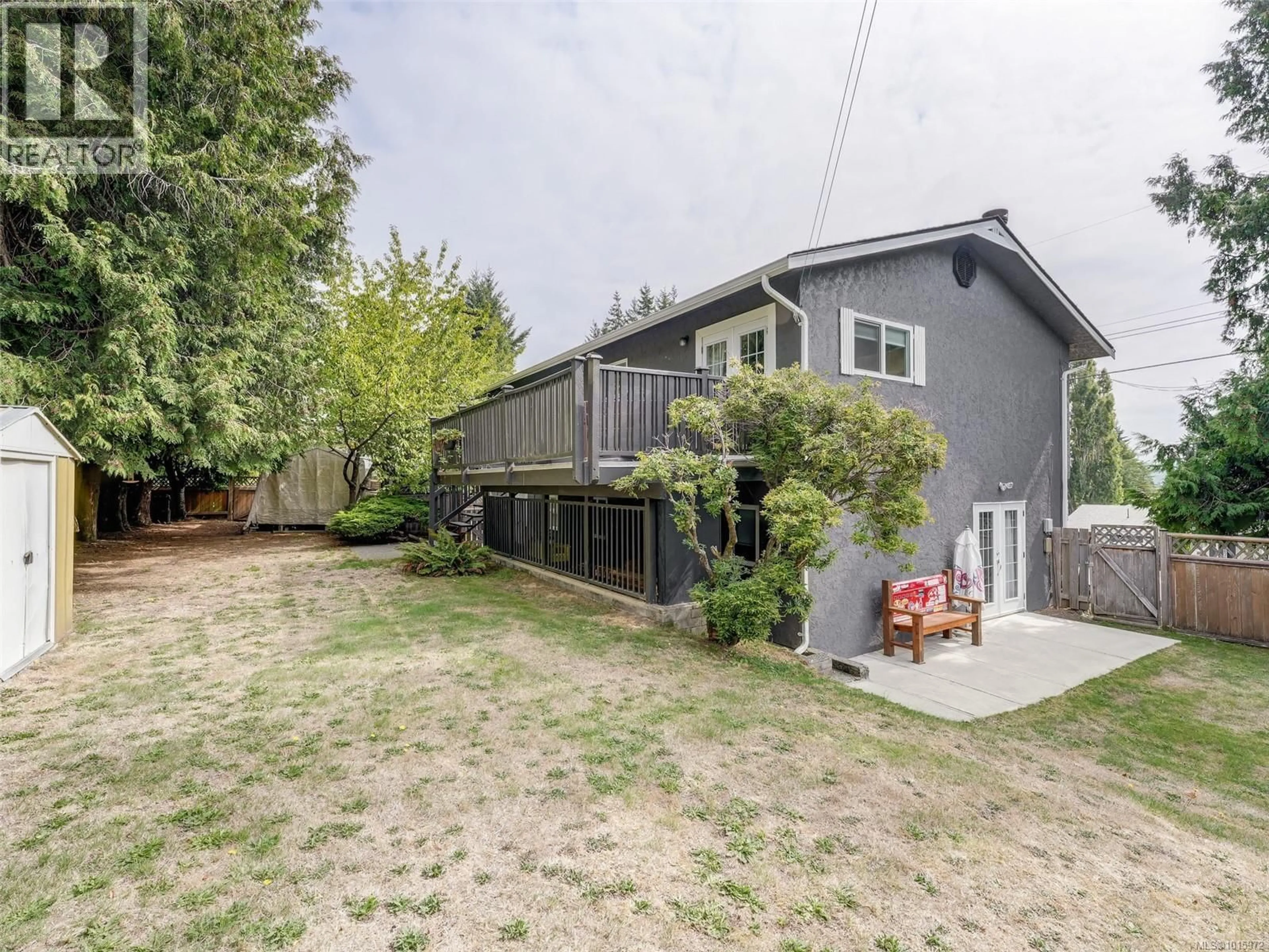 A pic from outside/outdoor area/front of a property/back of a property/a pic from drone, street for 6864 TALC PLACE, Sooke British Columbia V9Z0L9