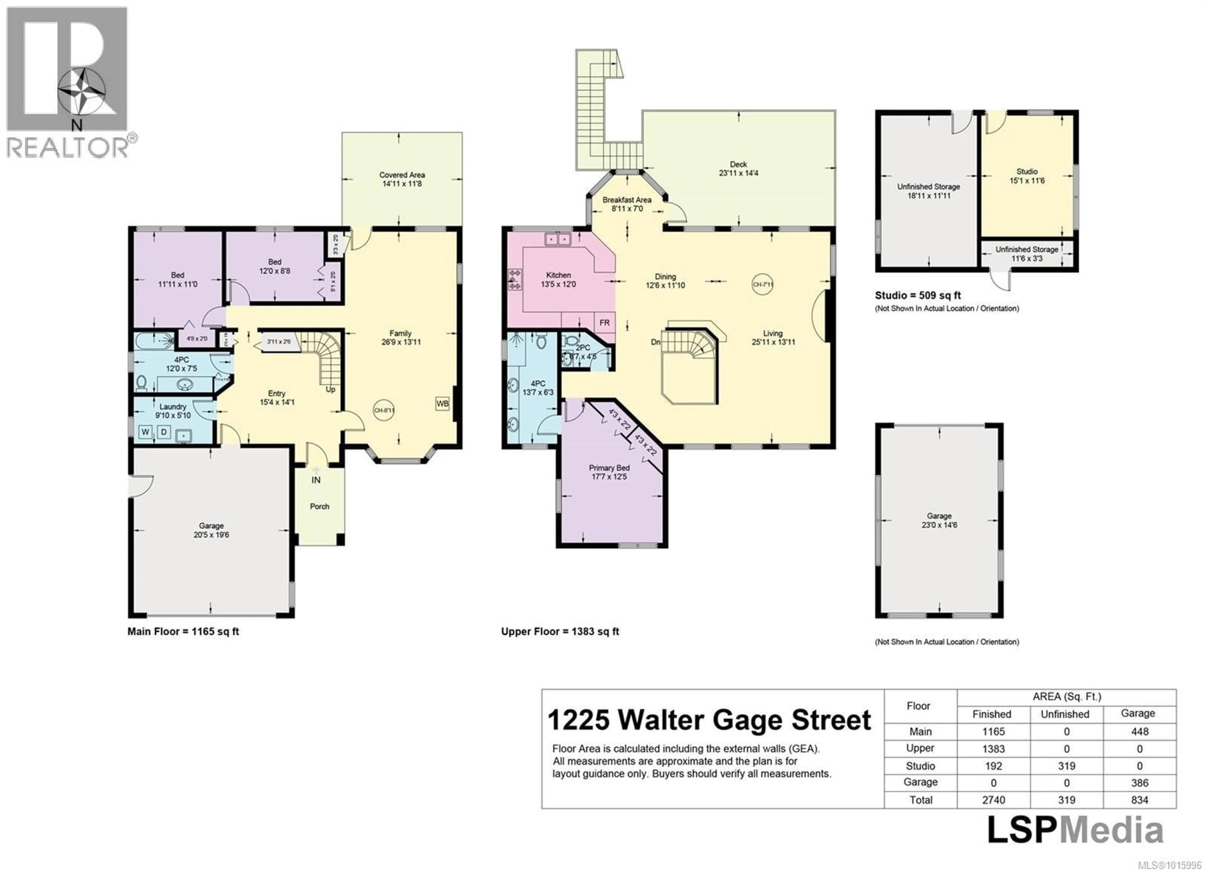 Floor plan for 1225 WALTER GAGE STREET, Comox British Columbia V9M3X1