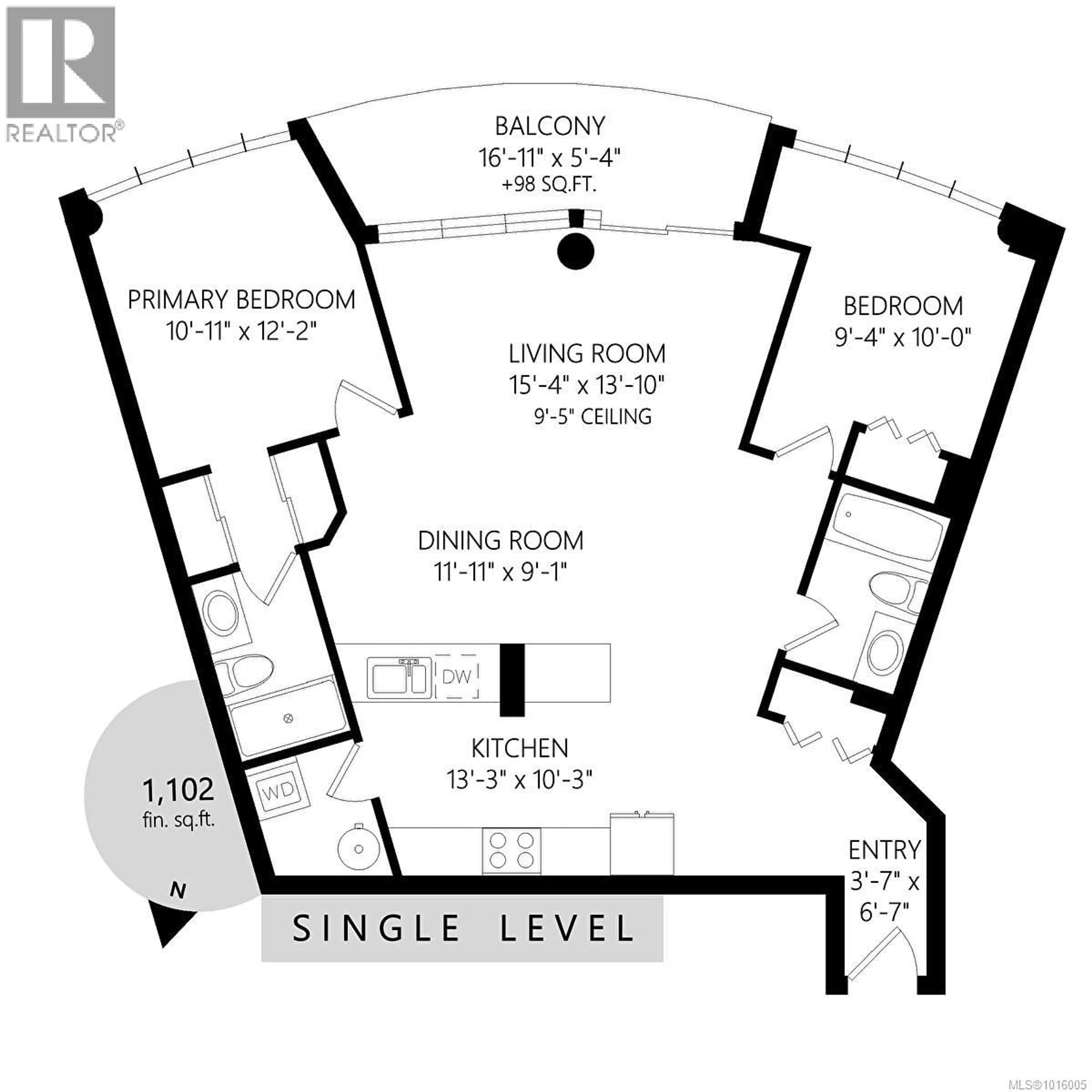 Floor plan for 728 - 2745 VETERANS MEMORIAL PARKWAY, Langford British Columbia V8X5C6