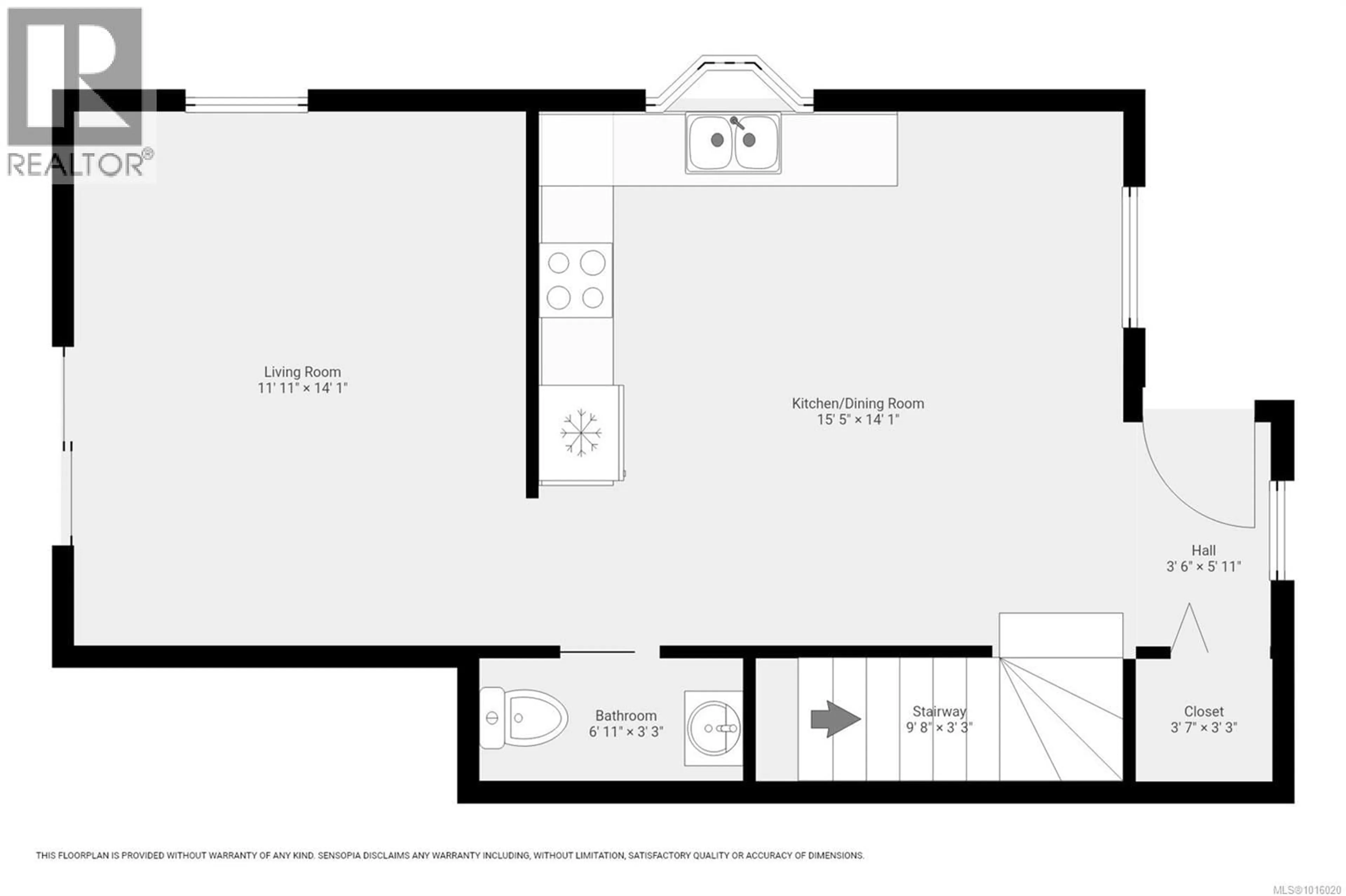 Floor plan for 14 - 1335 CREEKSIDE WAY, Campbell River British Columbia V9W8A9