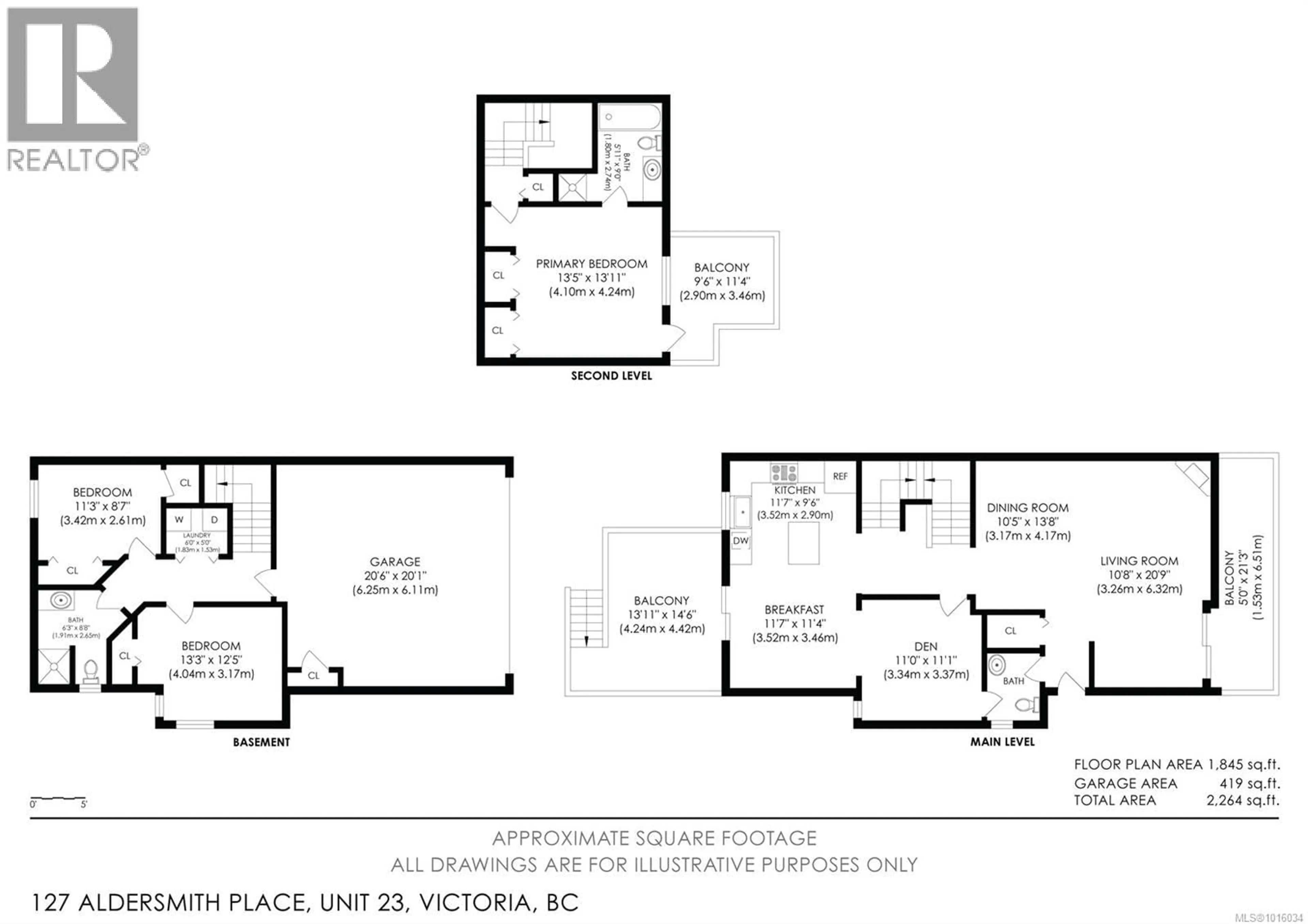 Floor plan for 23 - 127 ALDERSMITH PLACE, View Royal British Columbia V9A7M7