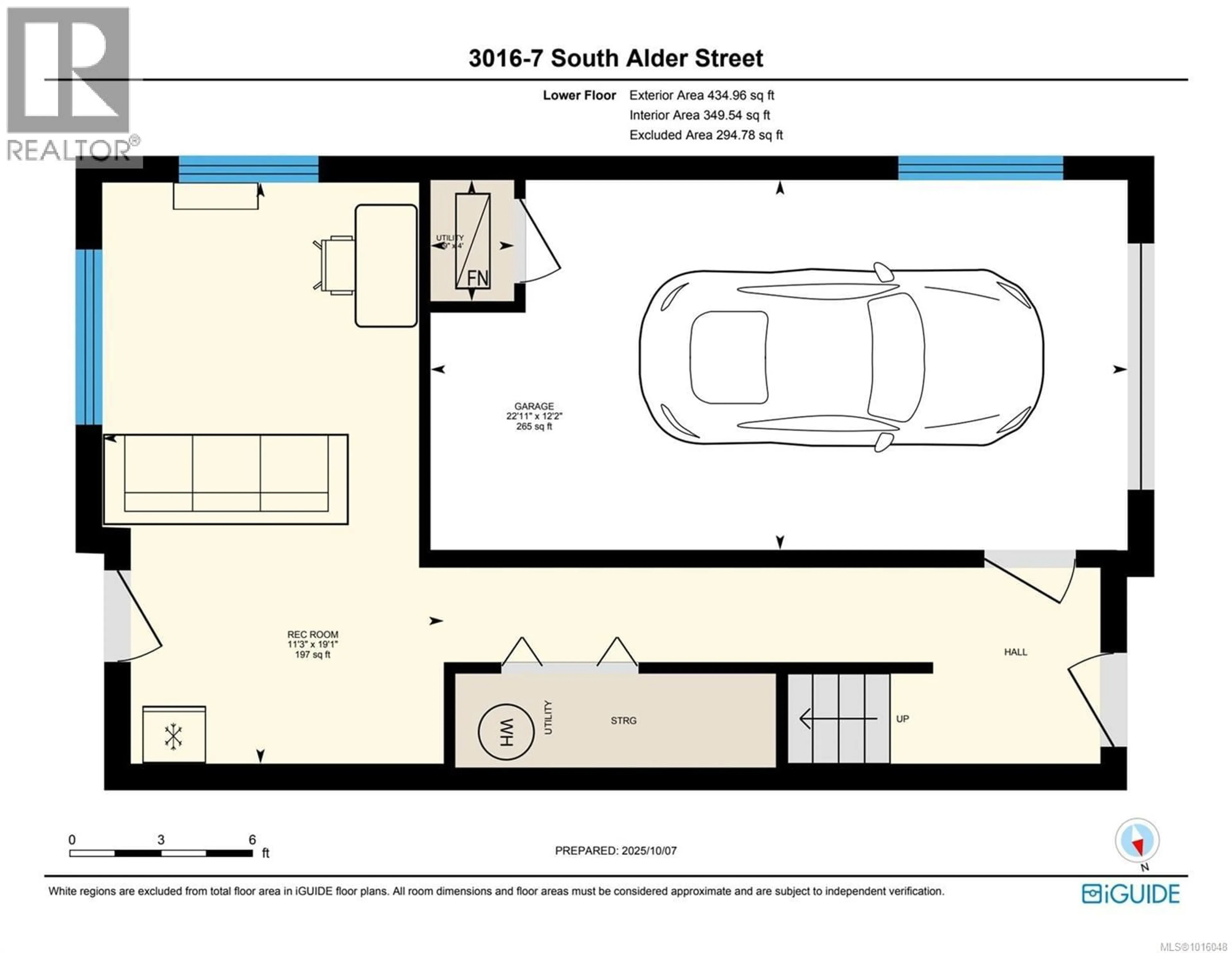 Floor plan for 7 - 3016 ALDER STREET SOUTH, Campbell River British Columbia V9H0E5
