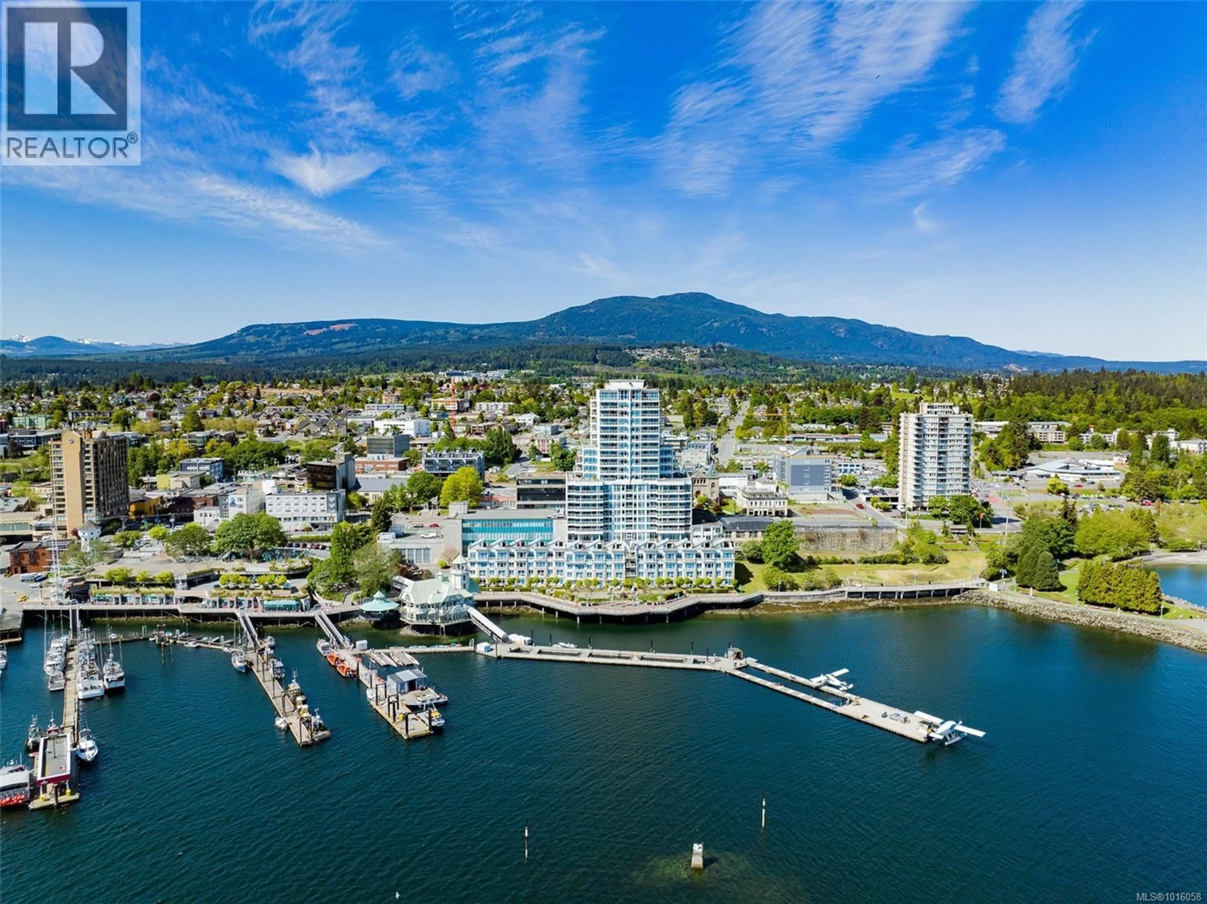 A pic from outside/outdoor area/front of a property/back of a property/a pic from drone, water/lake/river/ocean view for 208 - 38 FRONT STREET, Nanaimo British Columbia V9R0B8