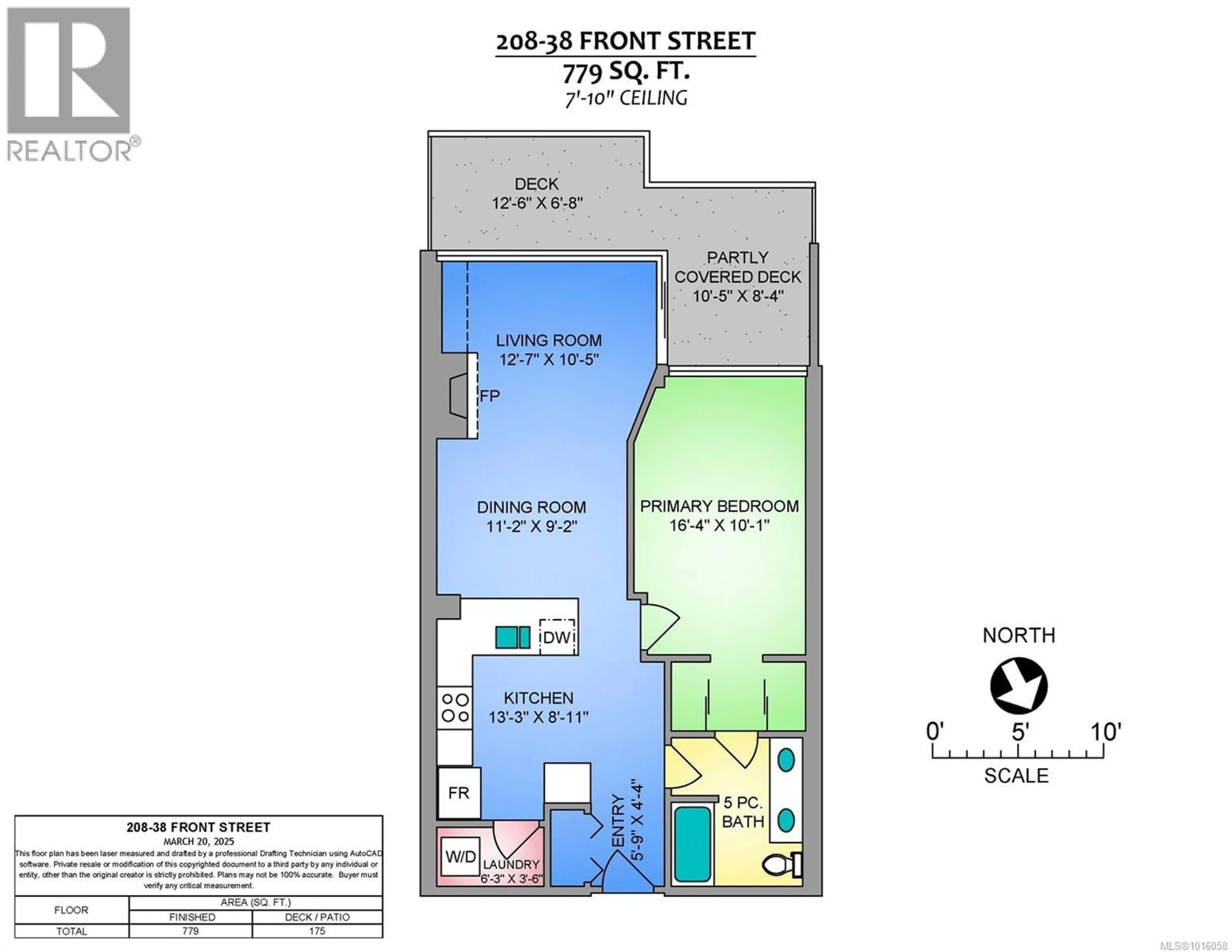 Floor plan for 208 - 38 FRONT STREET, Nanaimo British Columbia V9R0B8