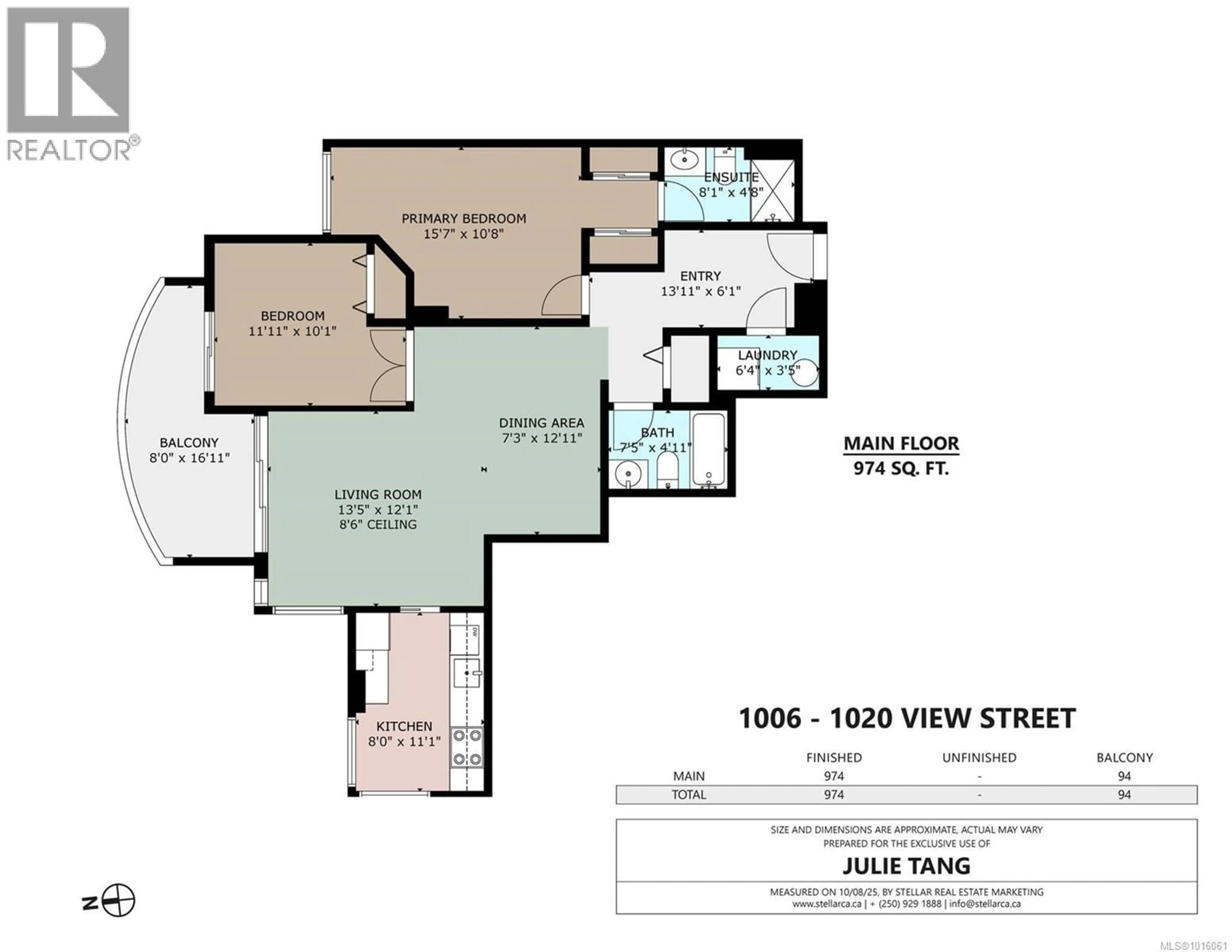 Floor plan for 1006 - 1020 VIEW STREET, Victoria British Columbia V8V4Y4