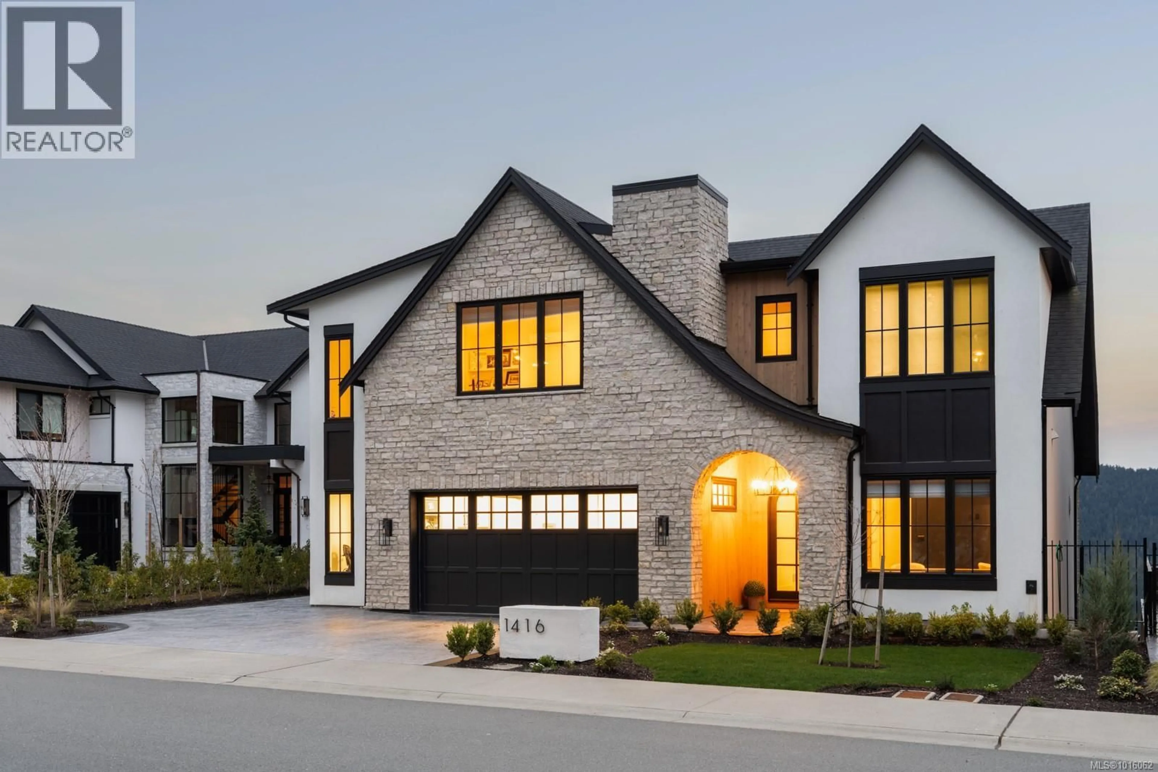 Home with brick exterior material, street for 1416 PINEHURST PLACE, Langford British Columbia V9B3S3