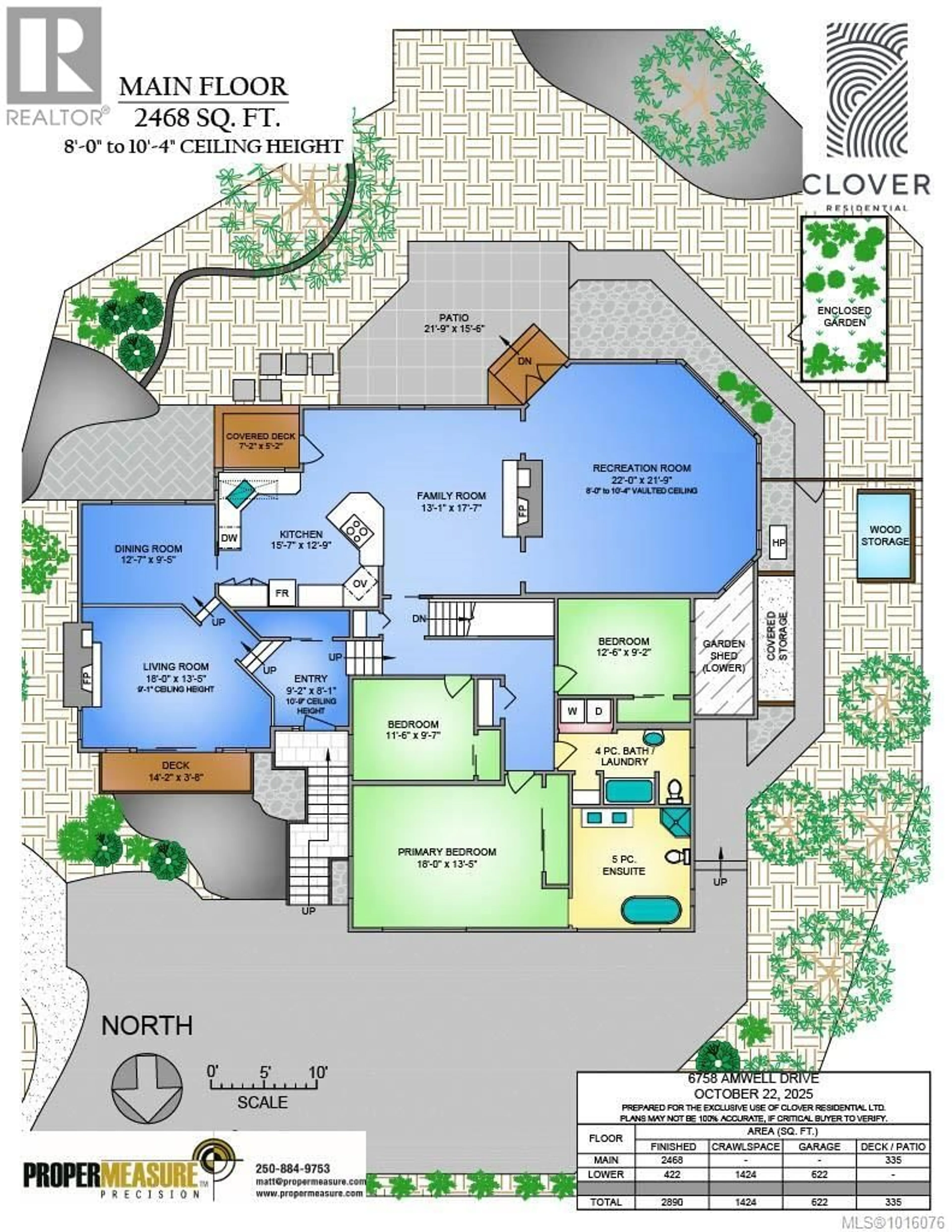 Floor plan for 6758 AMWELL DRIVE, Central Saanich British Columbia V8M1A1