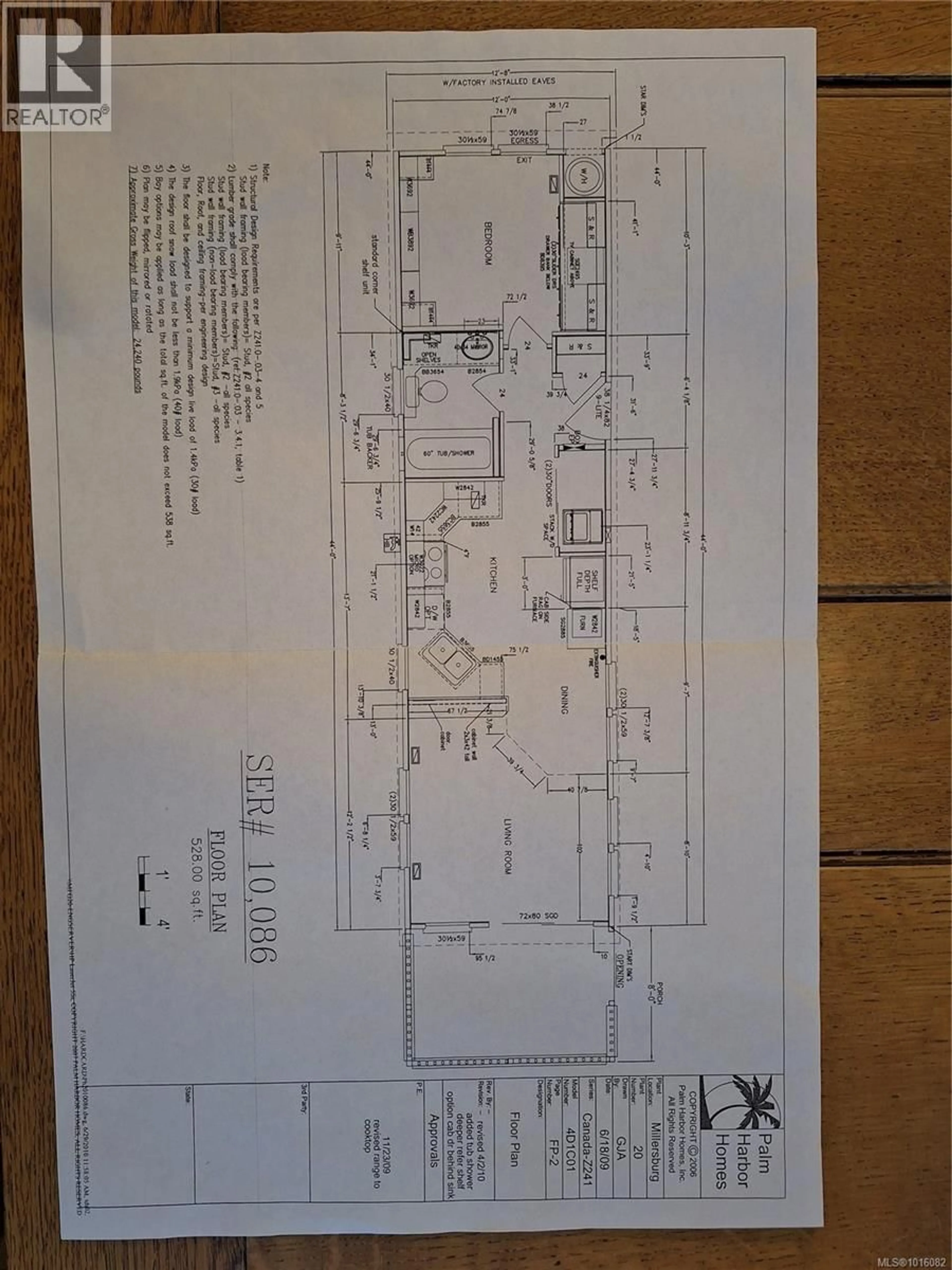 Floor plan for 350 - 3042 RIVER ROAD, Chemainus British Columbia V0R1K3