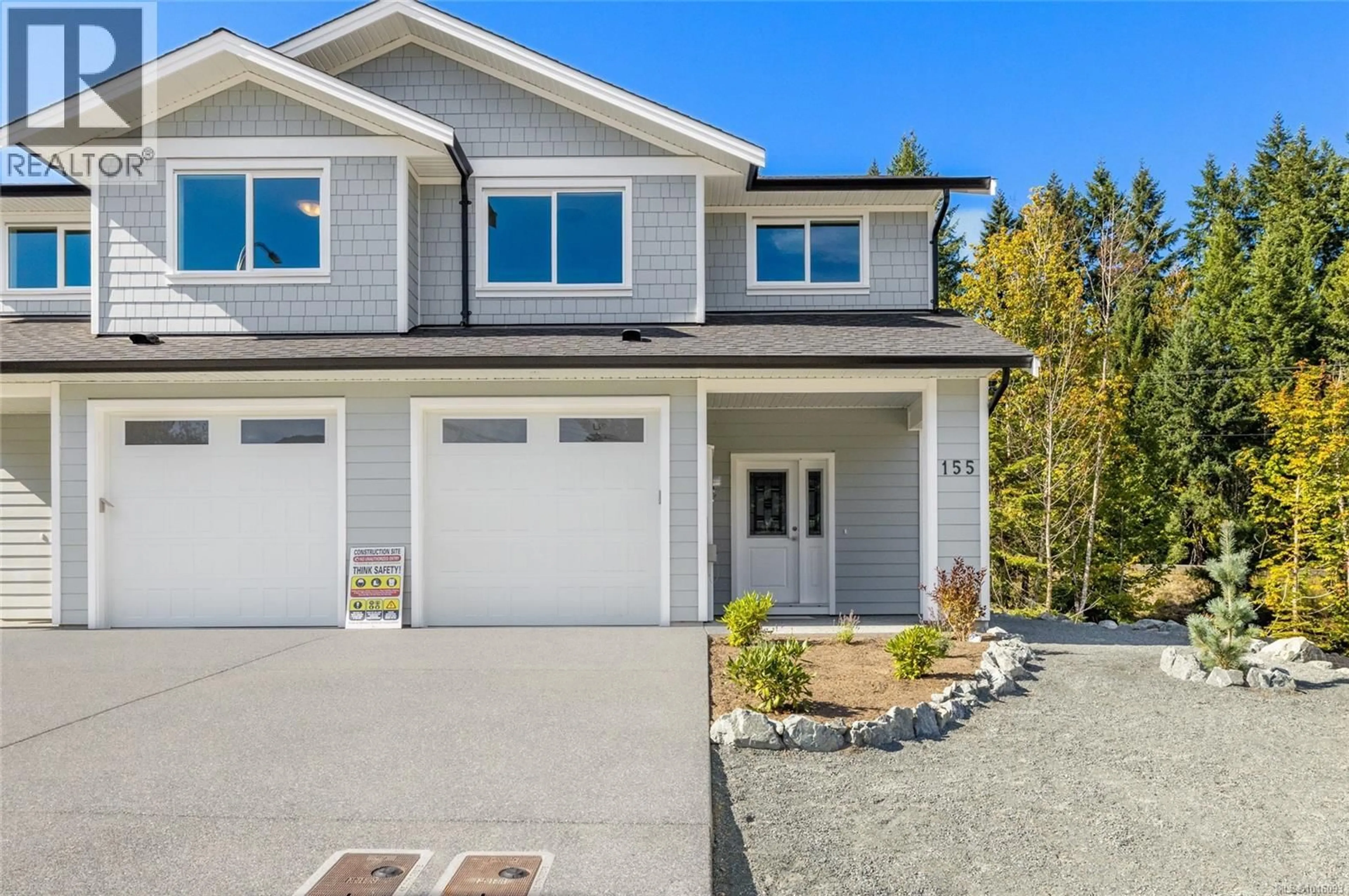 Home with vinyl exterior material, street for 155 ELK ROAD, Lake Cowichan British Columbia V0R2G0