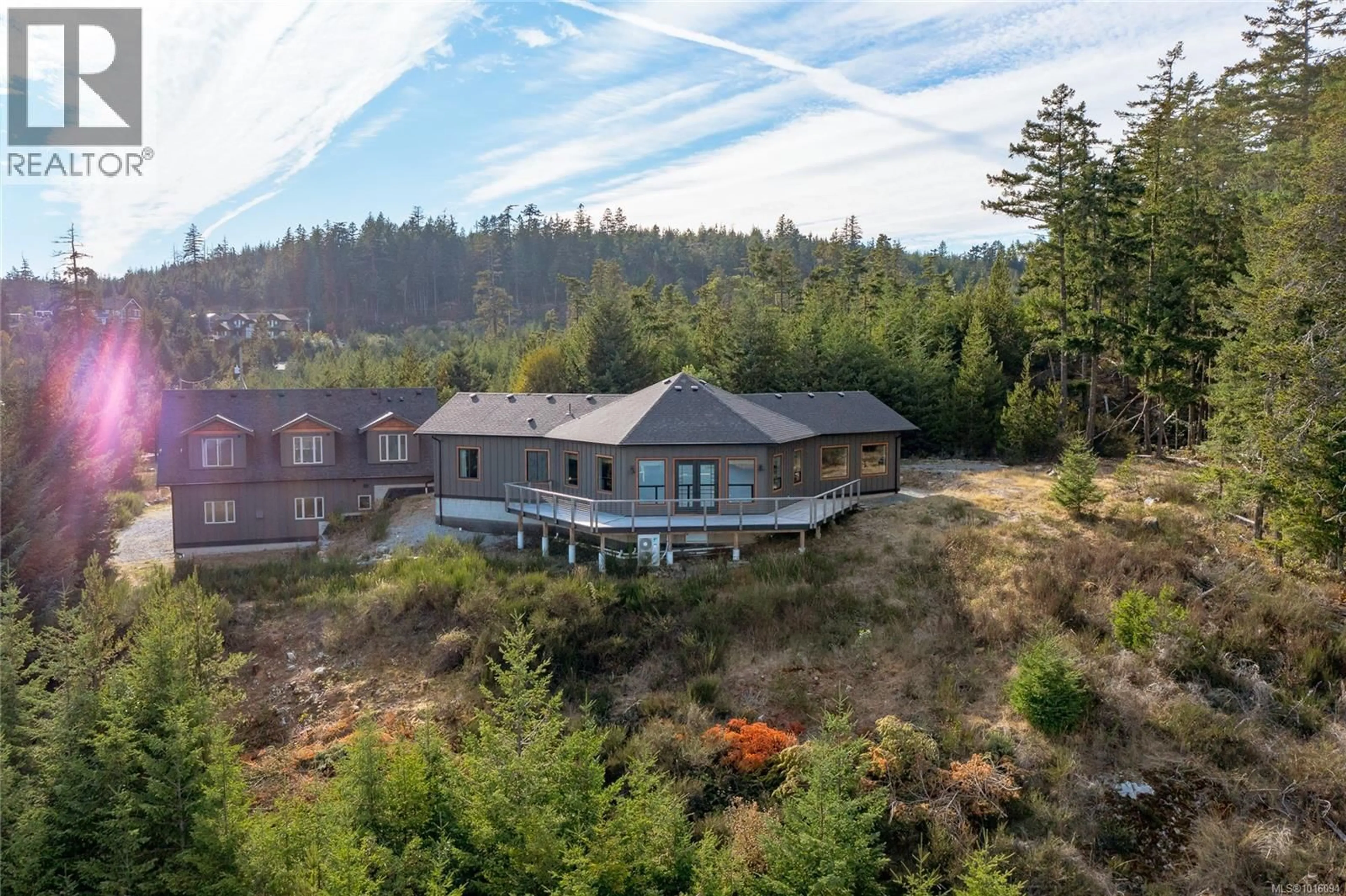 A pic from outside/outdoor area/front of a property/back of a property/a pic from drone, unknown for 1490 FINLAYSON VIEW PLACE, Shawnigan Lake British Columbia V0R2W3