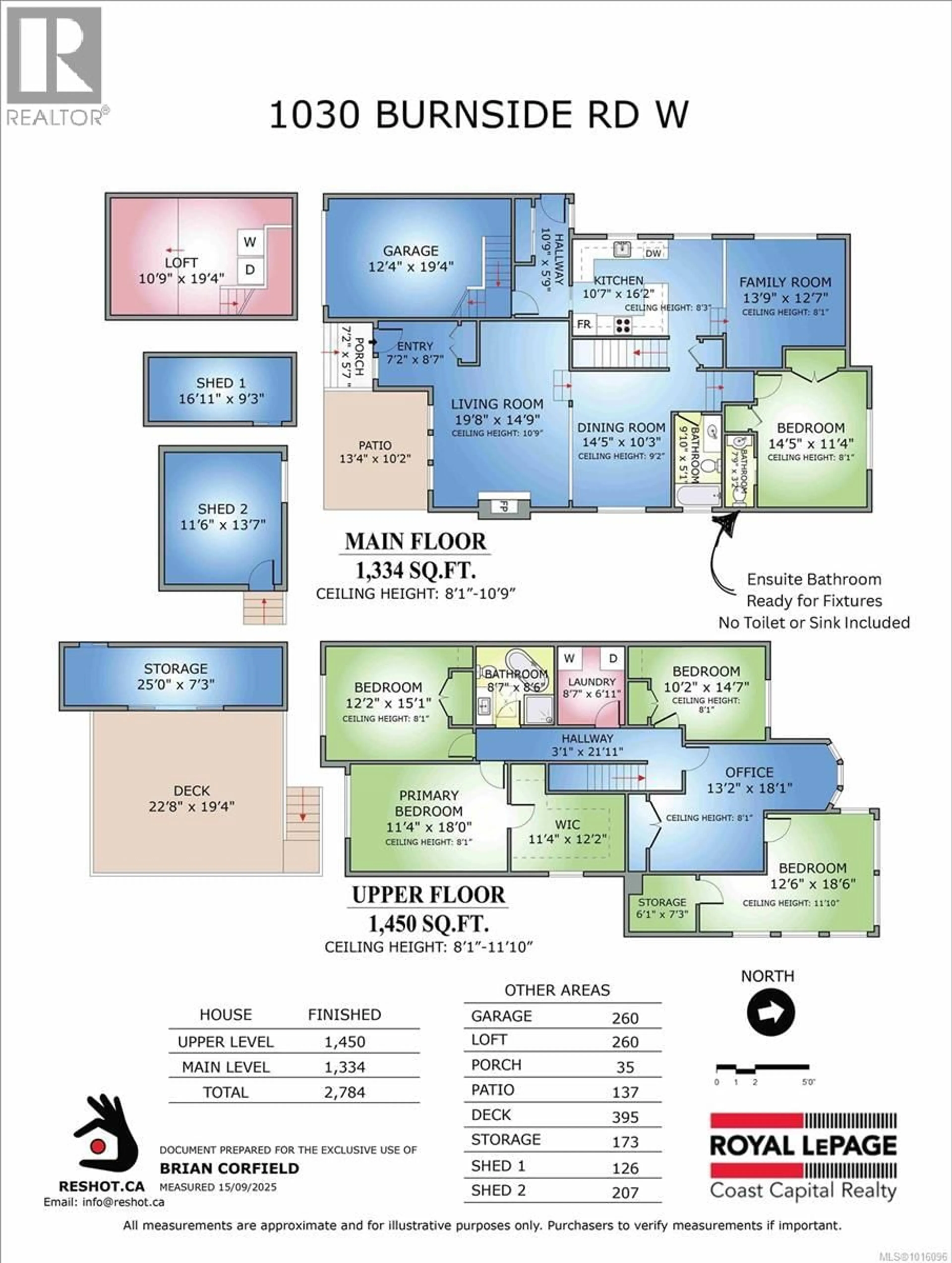 Floor plan for 1030 BURNSIDE ROAD WEST, Saanich British Columbia V8Z1N3