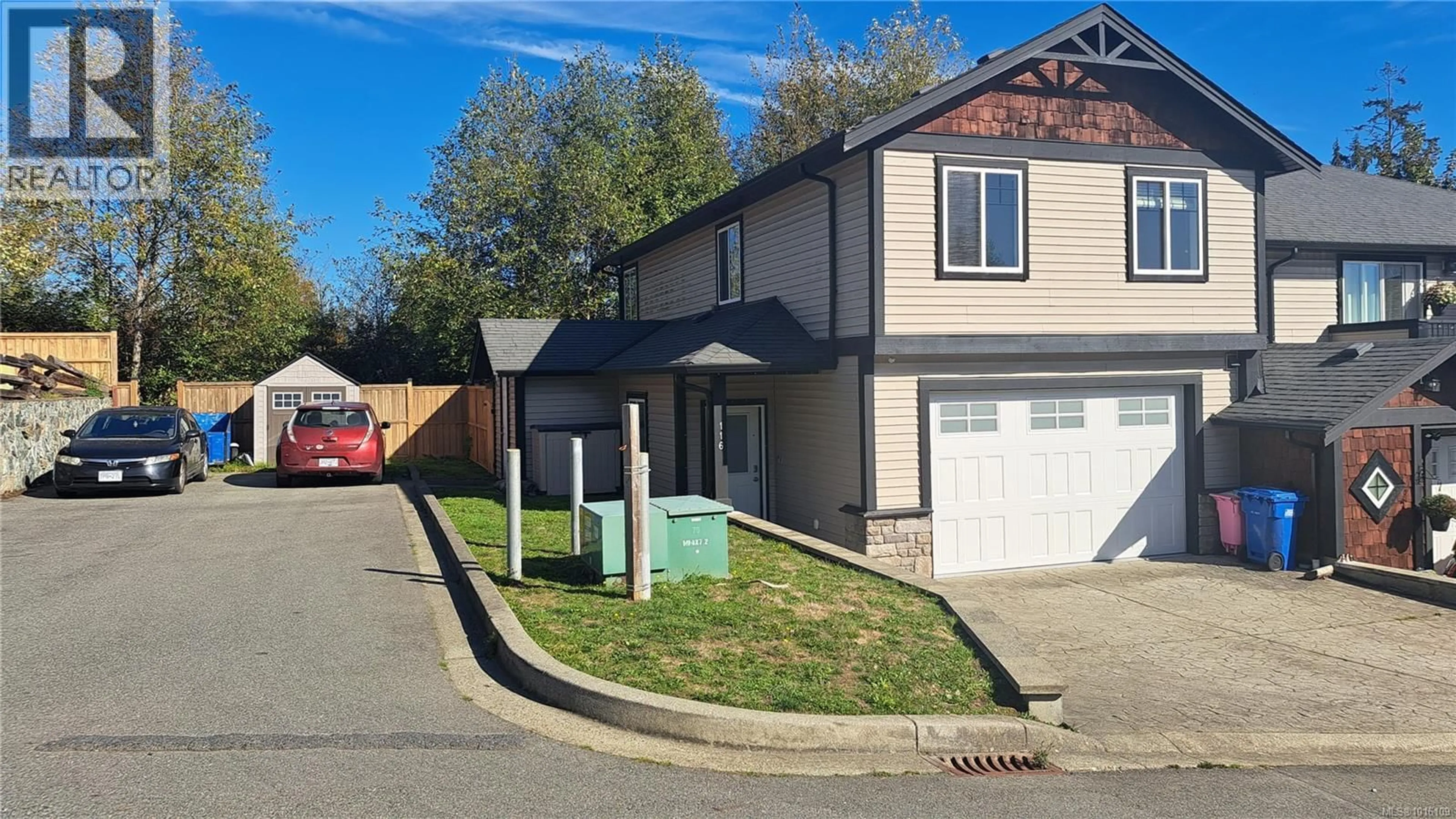 Home with vinyl exterior material, street for 116 - 6838 GRANT ROAD WEST, Sooke British Columbia V9Z0L7