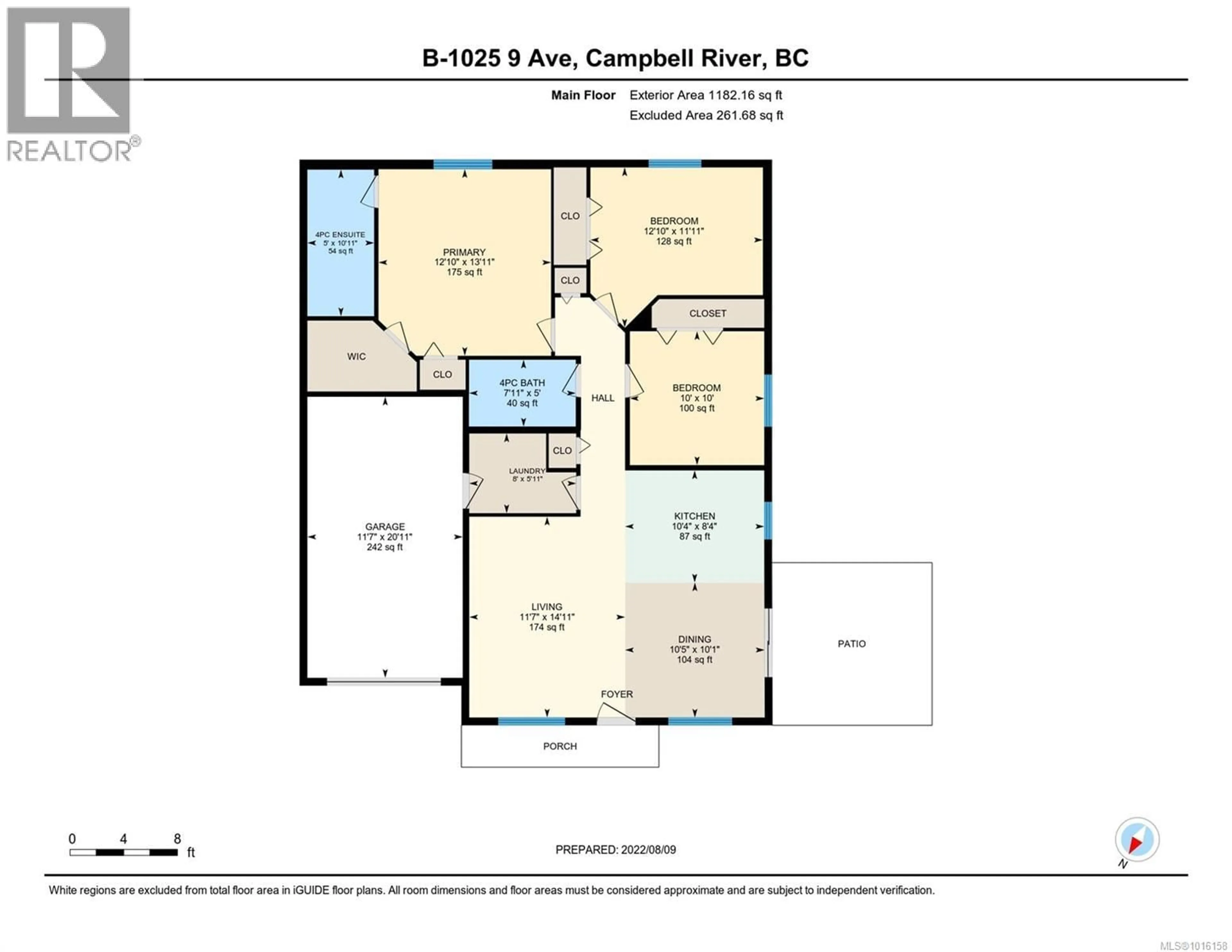 Floor plan for B - 1025 9TH AVENUE, Campbell River British Columbia V9W4C3