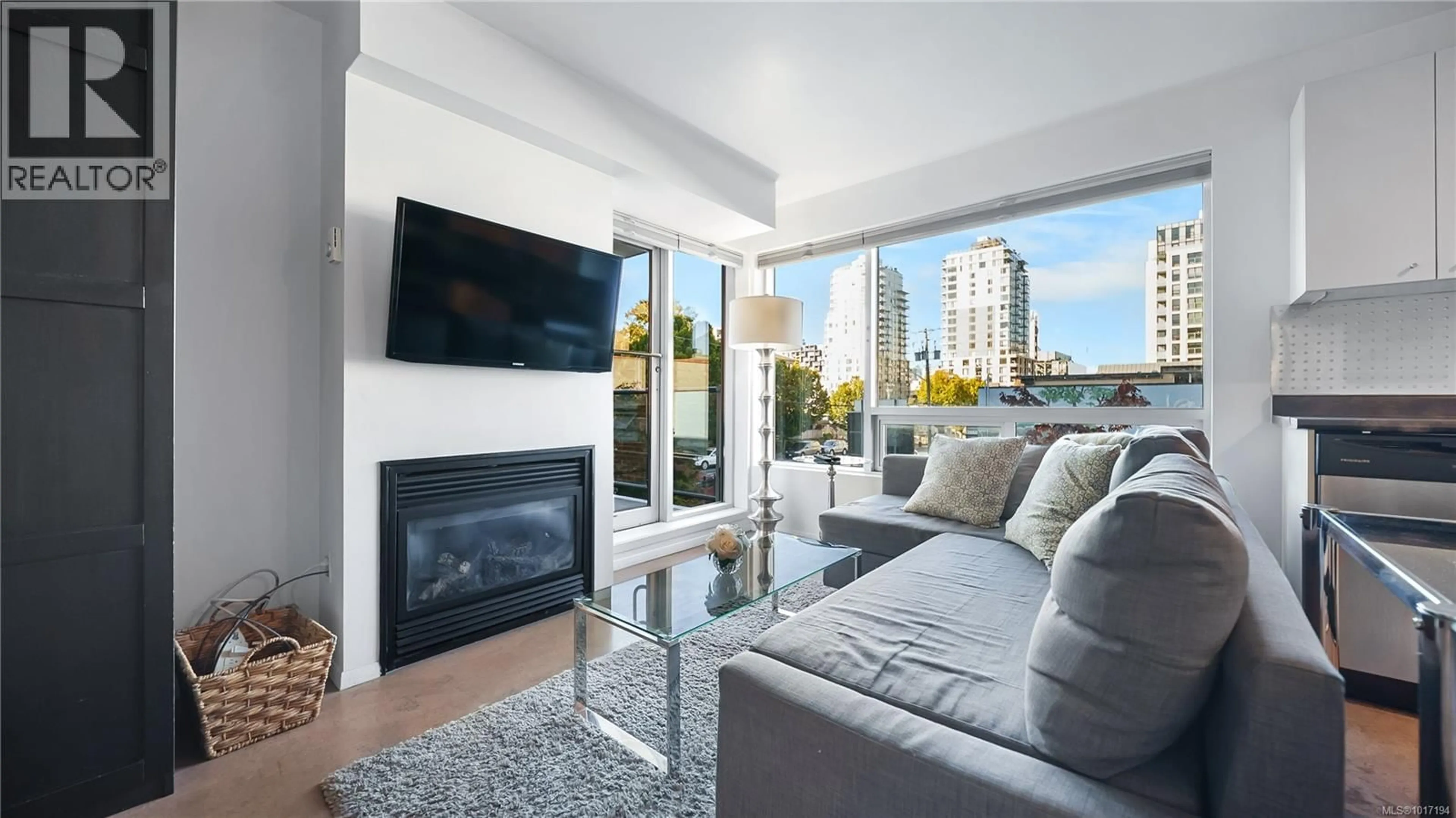 Living room with furniture, unknown for 203 - 932 JOHNSON STREET, Victoria British Columbia V8V3N4