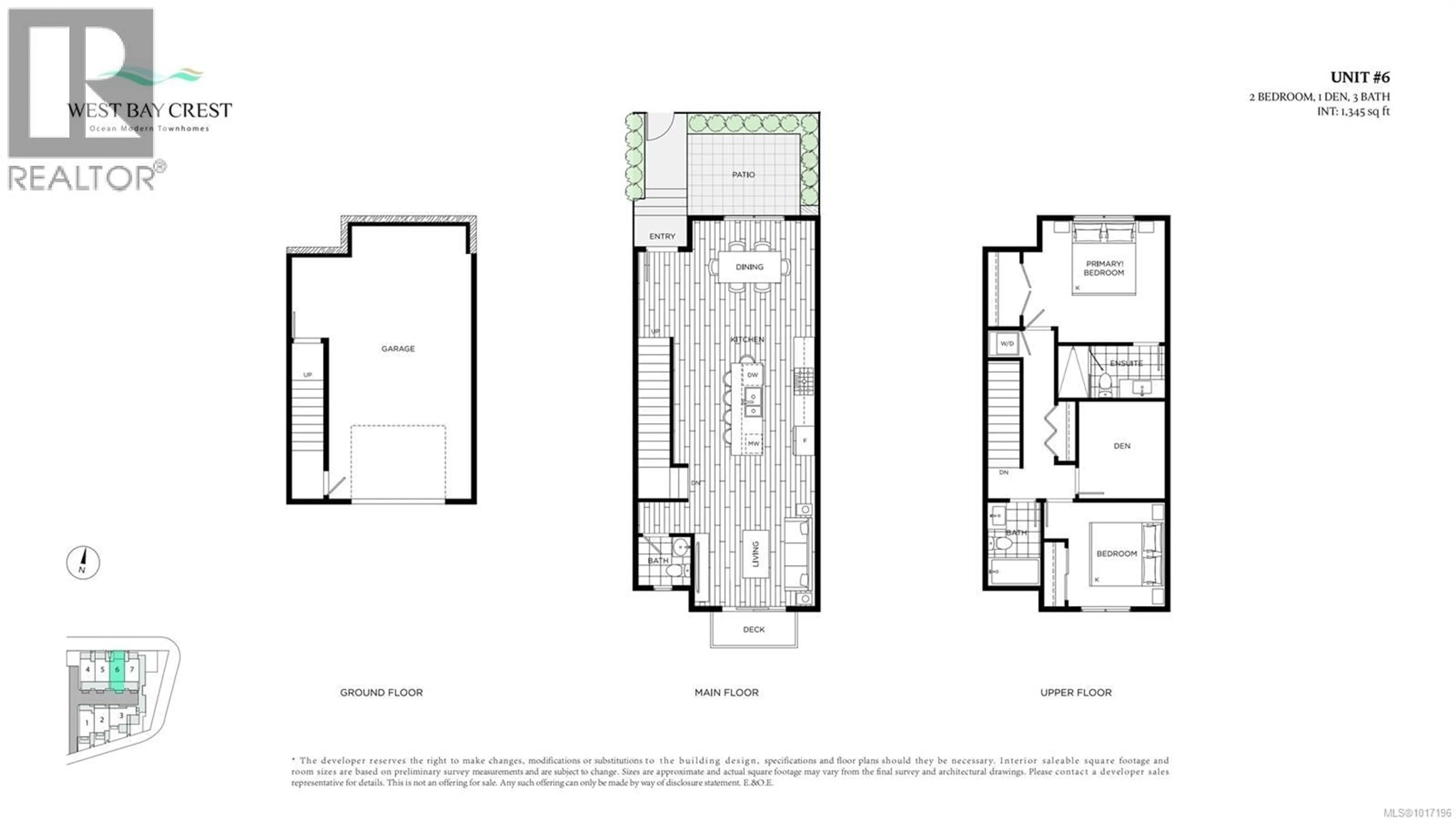 Floor plan for 6 - 820 DUNSMUIR ROAD, Esquimalt British Columbia V9A5B7